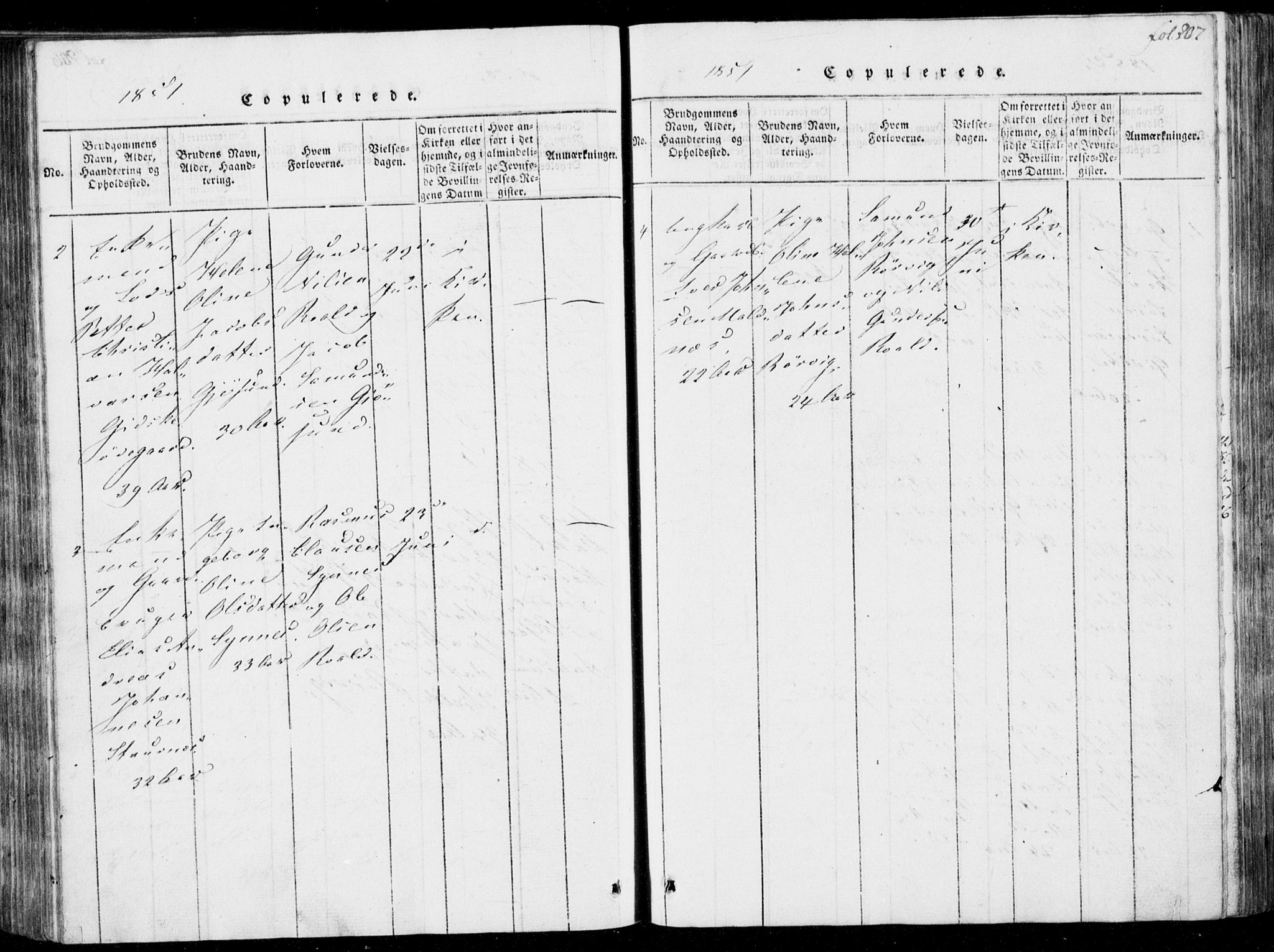 Ministerialprotokoller, klokkerbøker og fødselsregistre - Møre og Romsdal, AV/SAT-A-1454/537/L0517: Parish register (official) no. 537A01, 1818-1862, p. 207