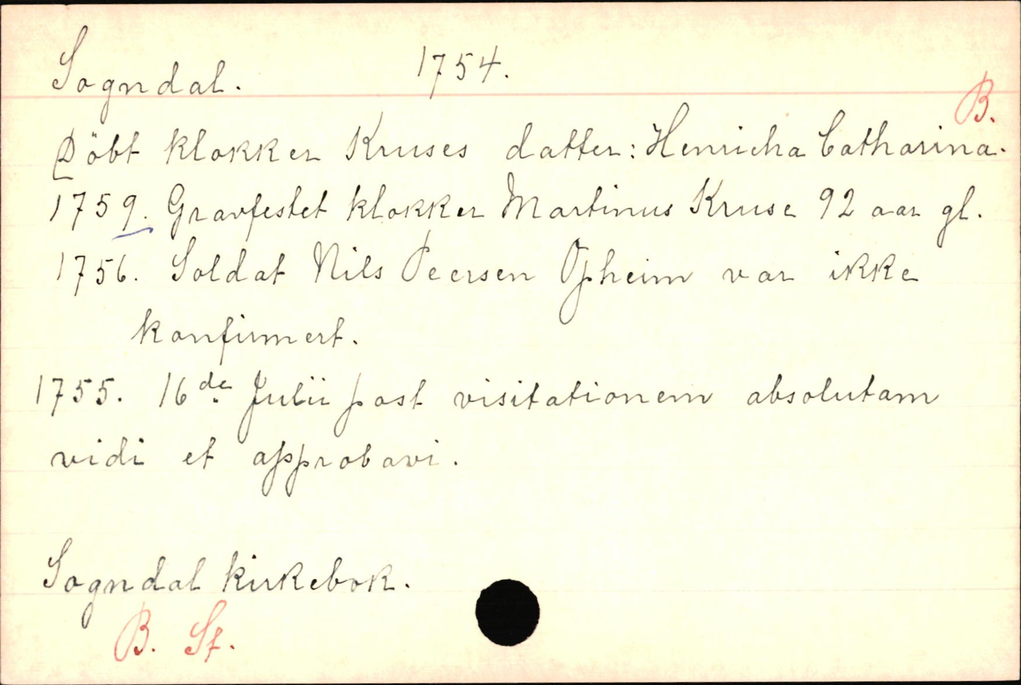 Haugen, Johannes - lærer, AV/SAB-SAB/PA-0036/01/L0001: Om klokkere og lærere, 1521-1904, p. 8733
