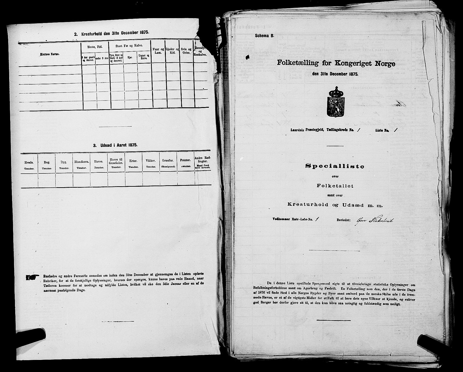 SAKO, 1875 census for 0833P Lårdal, 1875, p. 31