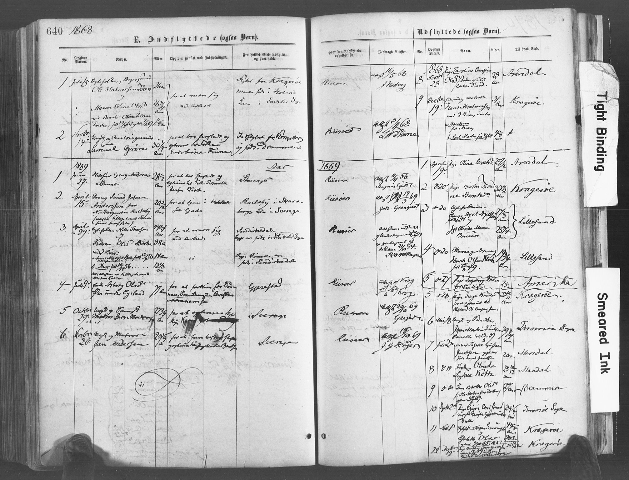 Risør sokneprestkontor, SAK/1111-0035/F/Fa/L0004: Parish register (official) no. A 4, 1865-1882, p. 640