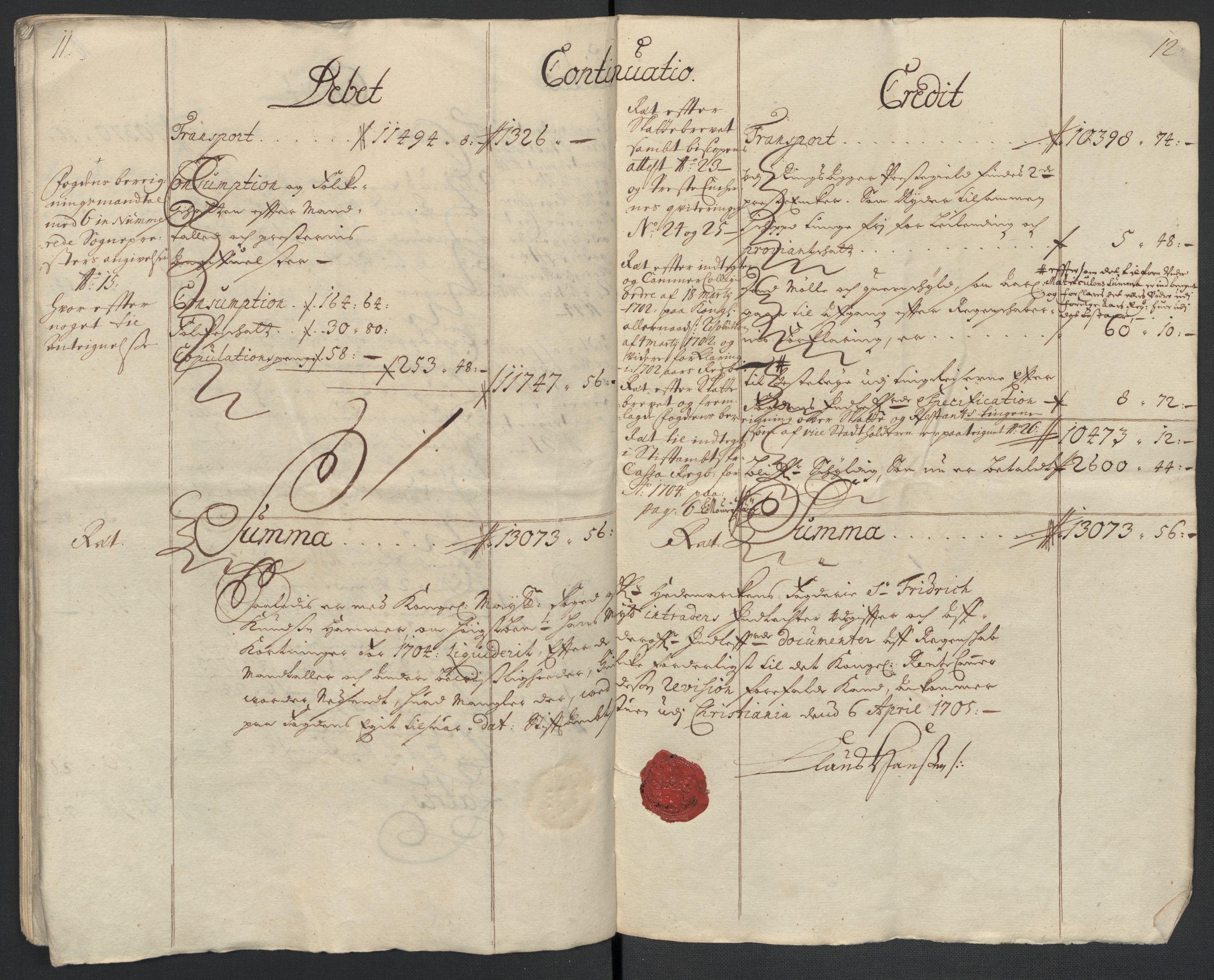 Rentekammeret inntil 1814, Reviderte regnskaper, Fogderegnskap, AV/RA-EA-4092/R16/L1041: Fogderegnskap Hedmark, 1703-1704, p. 229