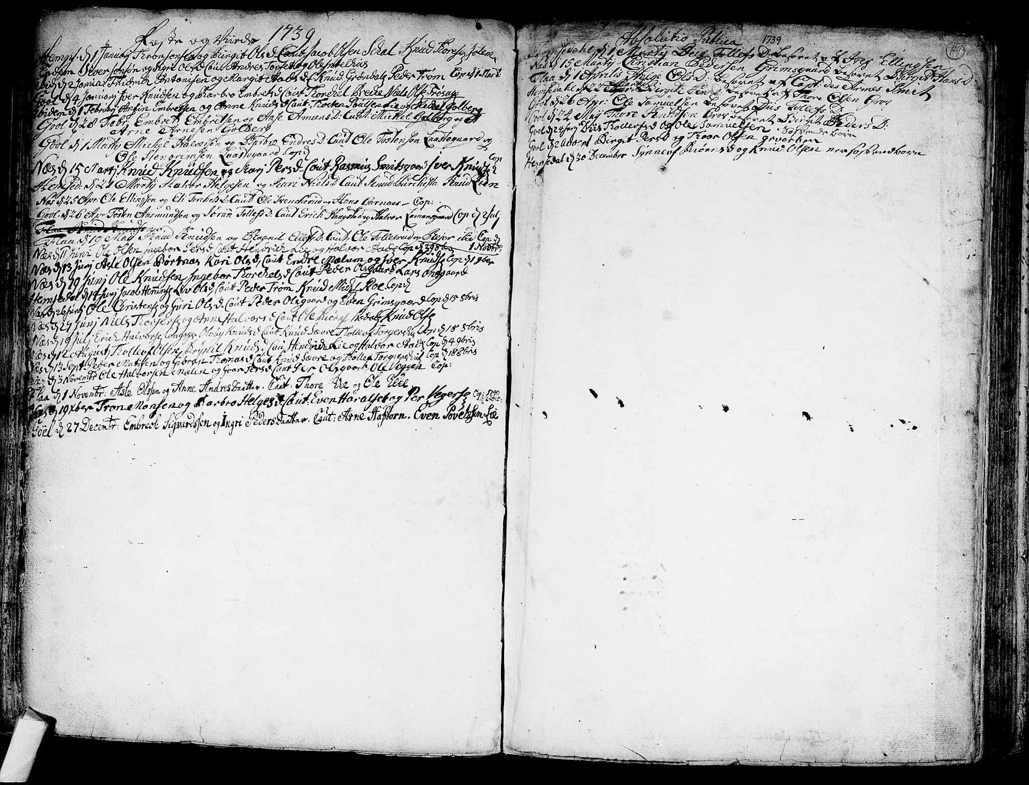Nes kirkebøker, SAKO/A-236/F/Fa/L0002: Parish register (official) no. 2, 1707-1759, p. 119