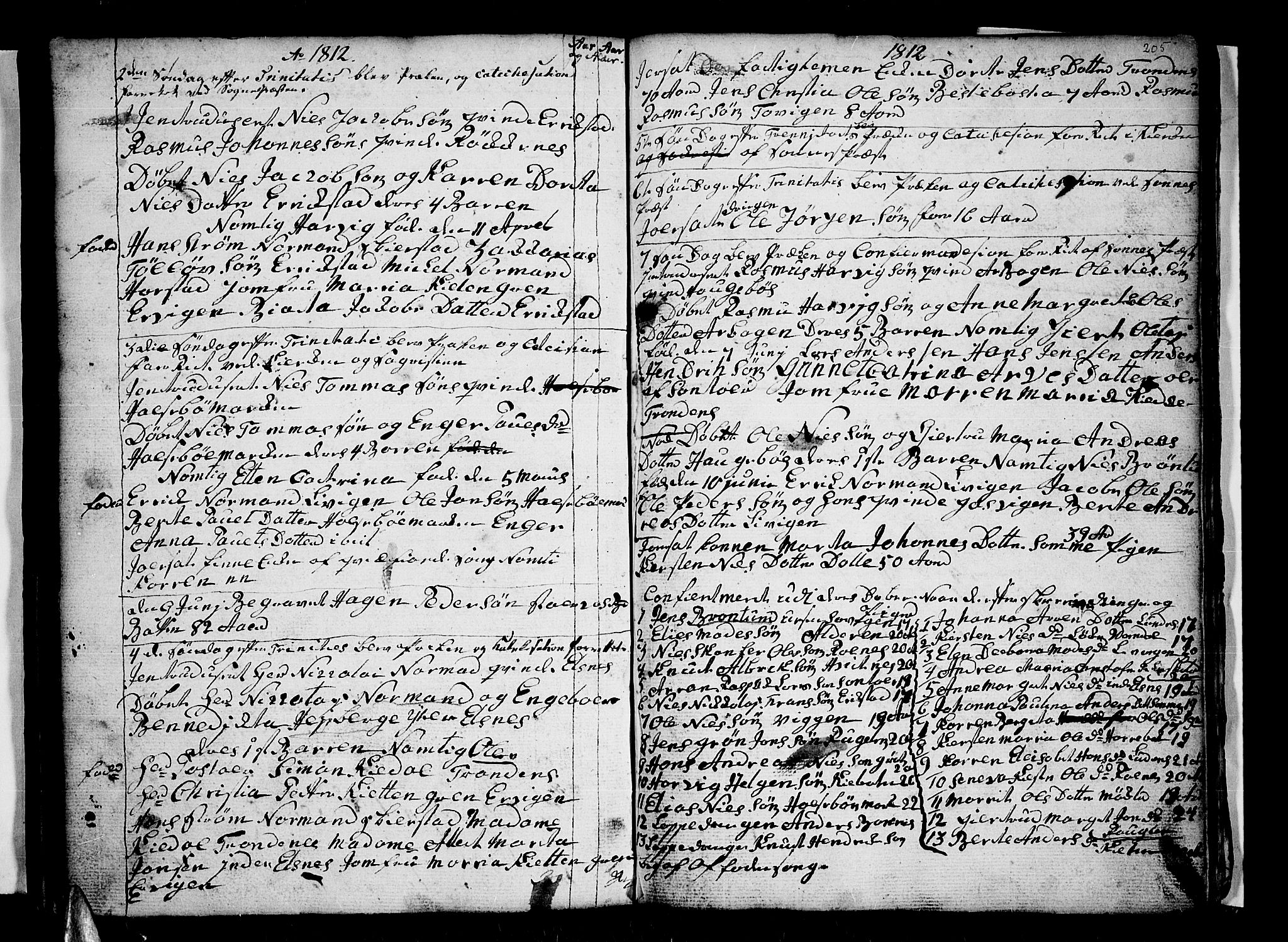 Trondenes sokneprestkontor, AV/SATØ-S-1319/H/Hb/L0002klokker: Parish register (copy) no. 2, 1795-1818, p. 205