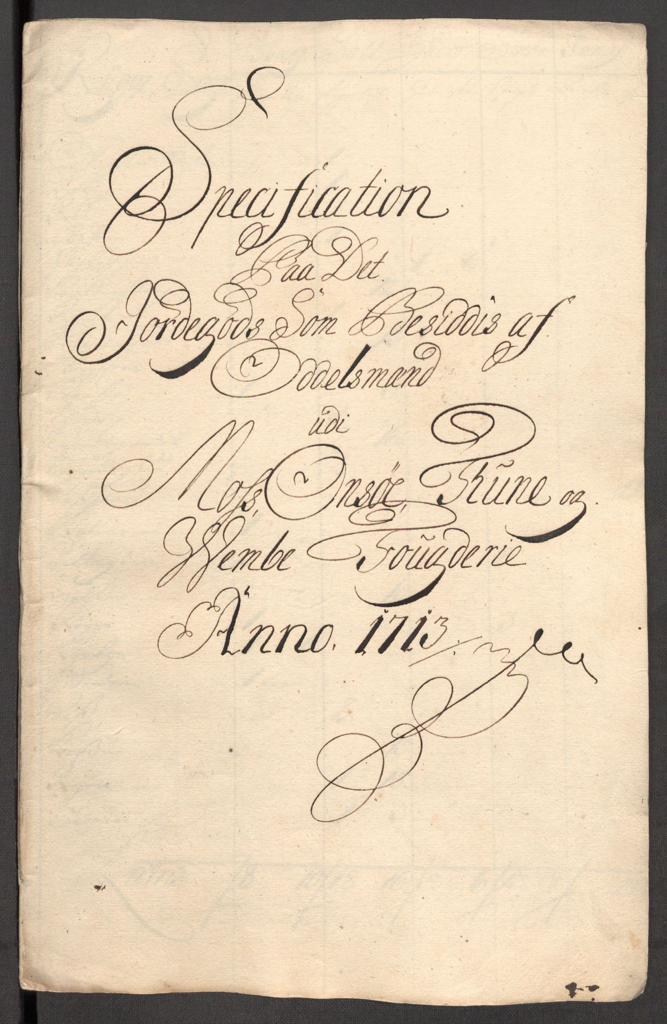 Rentekammeret inntil 1814, Reviderte regnskaper, Fogderegnskap, RA/EA-4092/R04/L0138: Fogderegnskap Moss, Onsøy, Tune, Veme og Åbygge, 1713-1714, p. 296