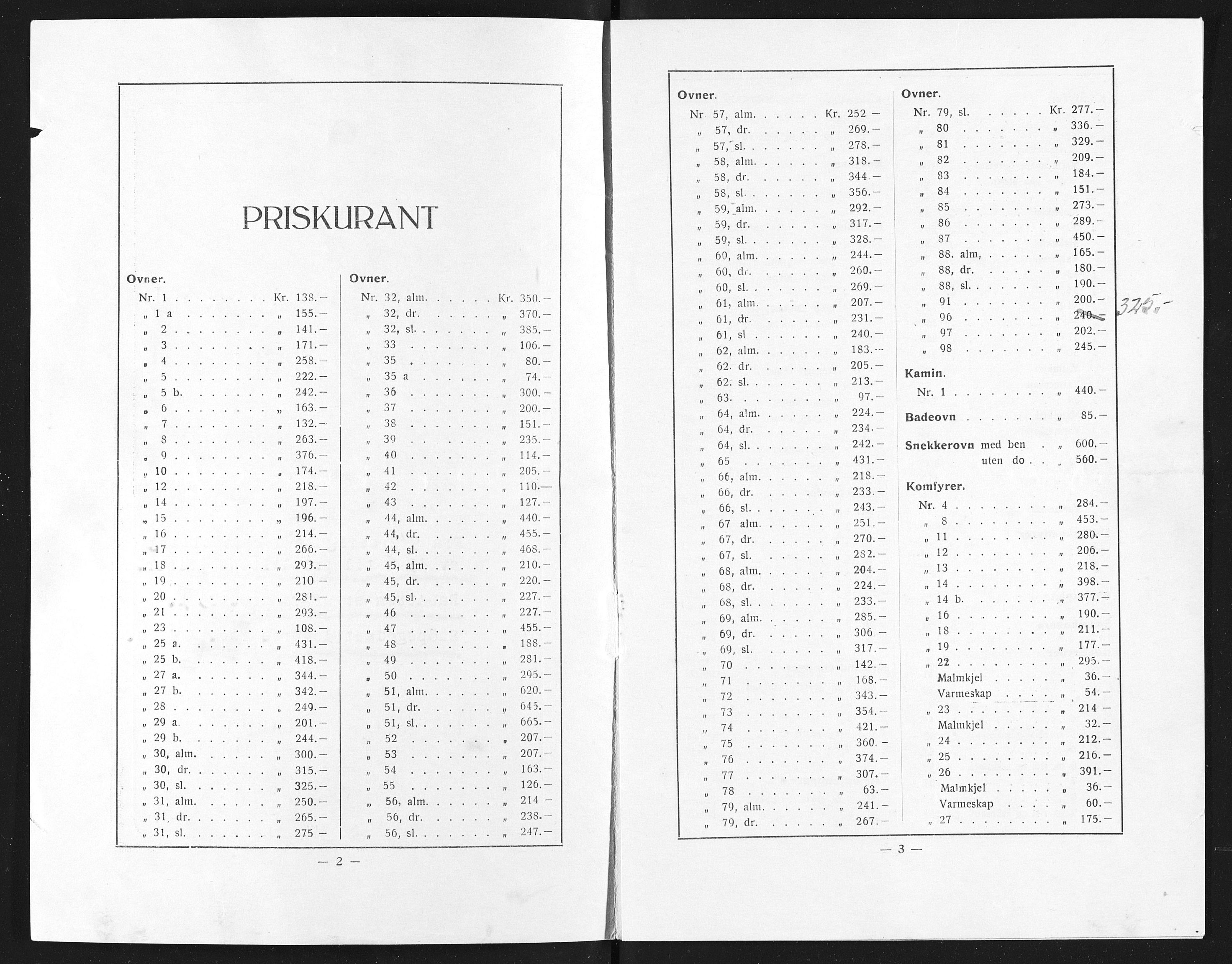 Næs Jernverksmuseets samling av historiske ovnskataloger, NESJ/NJM-006/01/L0016: O. Mustad & Søn Jernstøperi Christiania