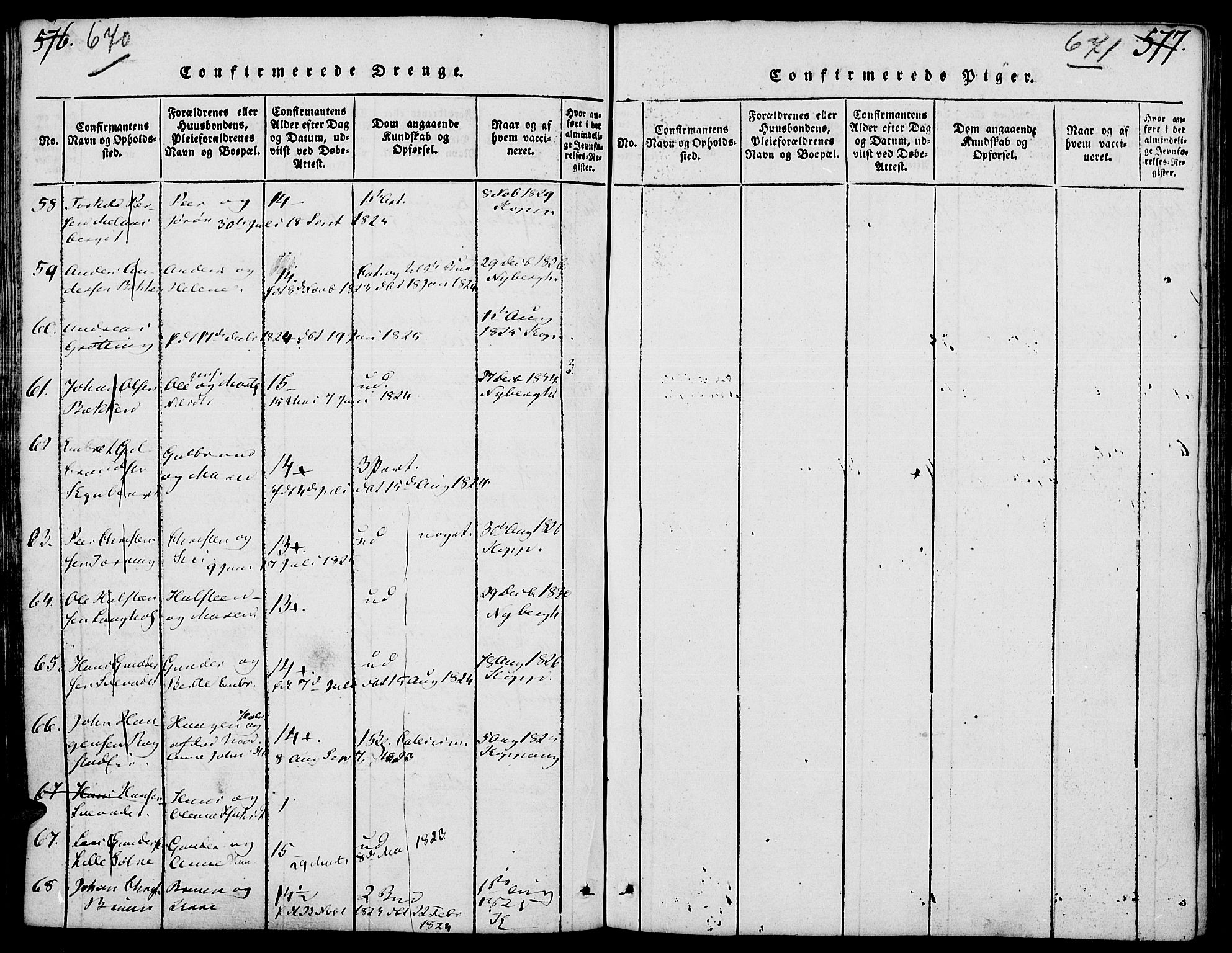 Elverum prestekontor, AV/SAH-PREST-044/H/Ha/Hab/L0001: Parish register (copy) no. 1, 1815-1829, p. 670-671