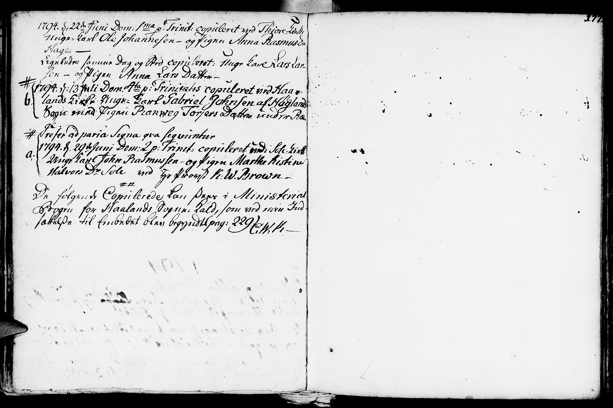 Håland sokneprestkontor, SAST/A-101802/001/30BA/L0002: Parish register (official) no. A 2, 1722-1794, p. 177