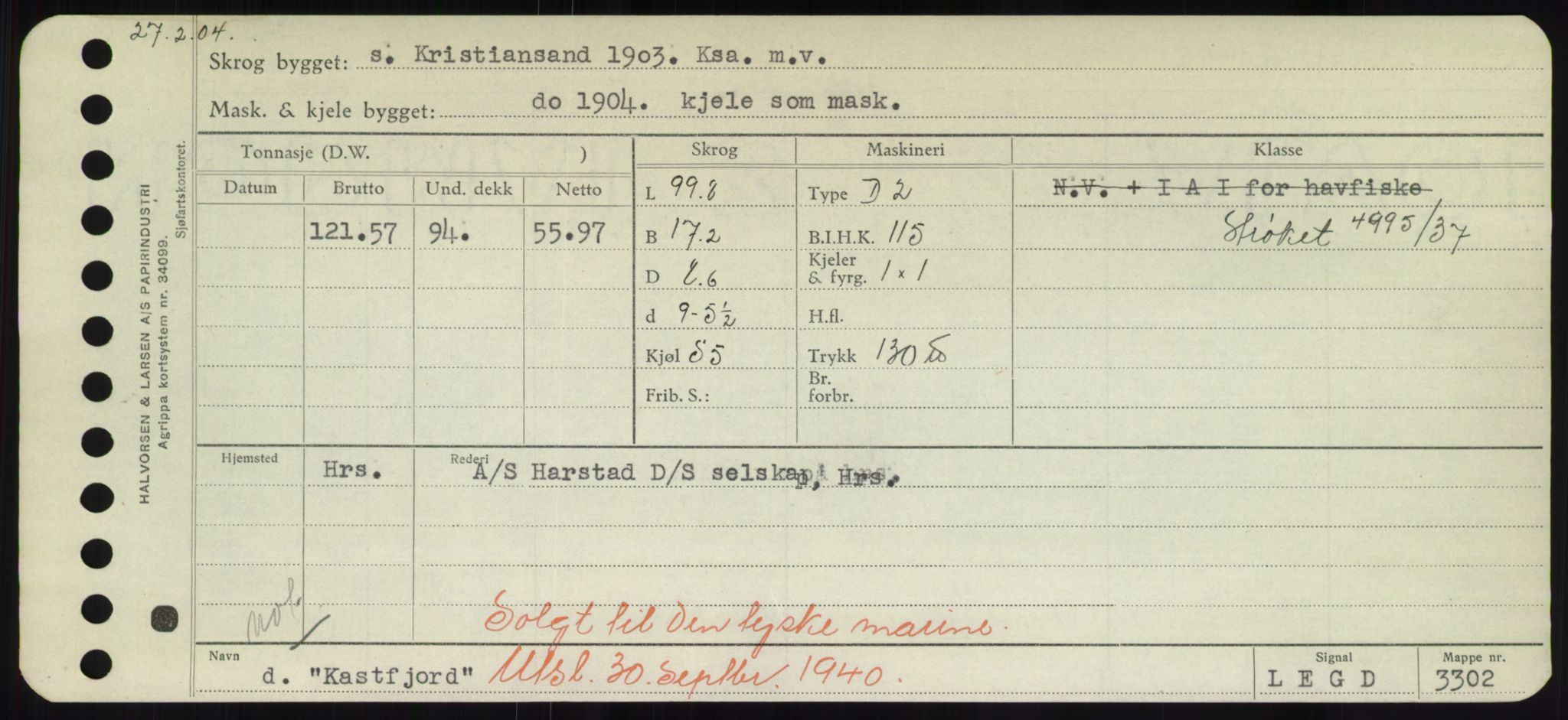 Sjøfartsdirektoratet med forløpere, Skipsmålingen, AV/RA-S-1627/H/Hd/L0020: Fartøy, K-Kon, p. 163