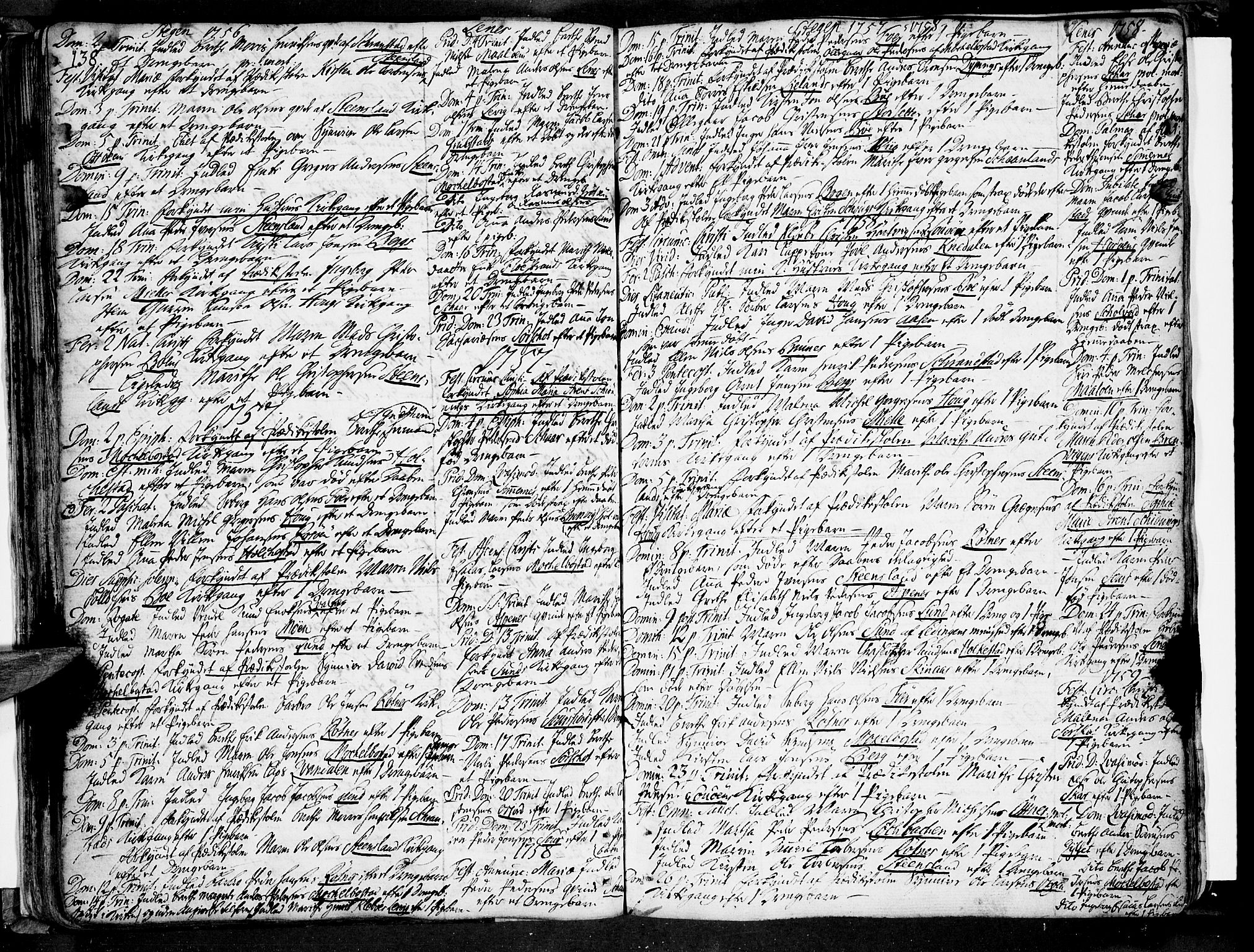 Ministerialprotokoller, klokkerbøker og fødselsregistre - Nordland, AV/SAT-A-1459/855/L0795: Parish register (official) no. 855A03, 1748-1776, p. 138-139