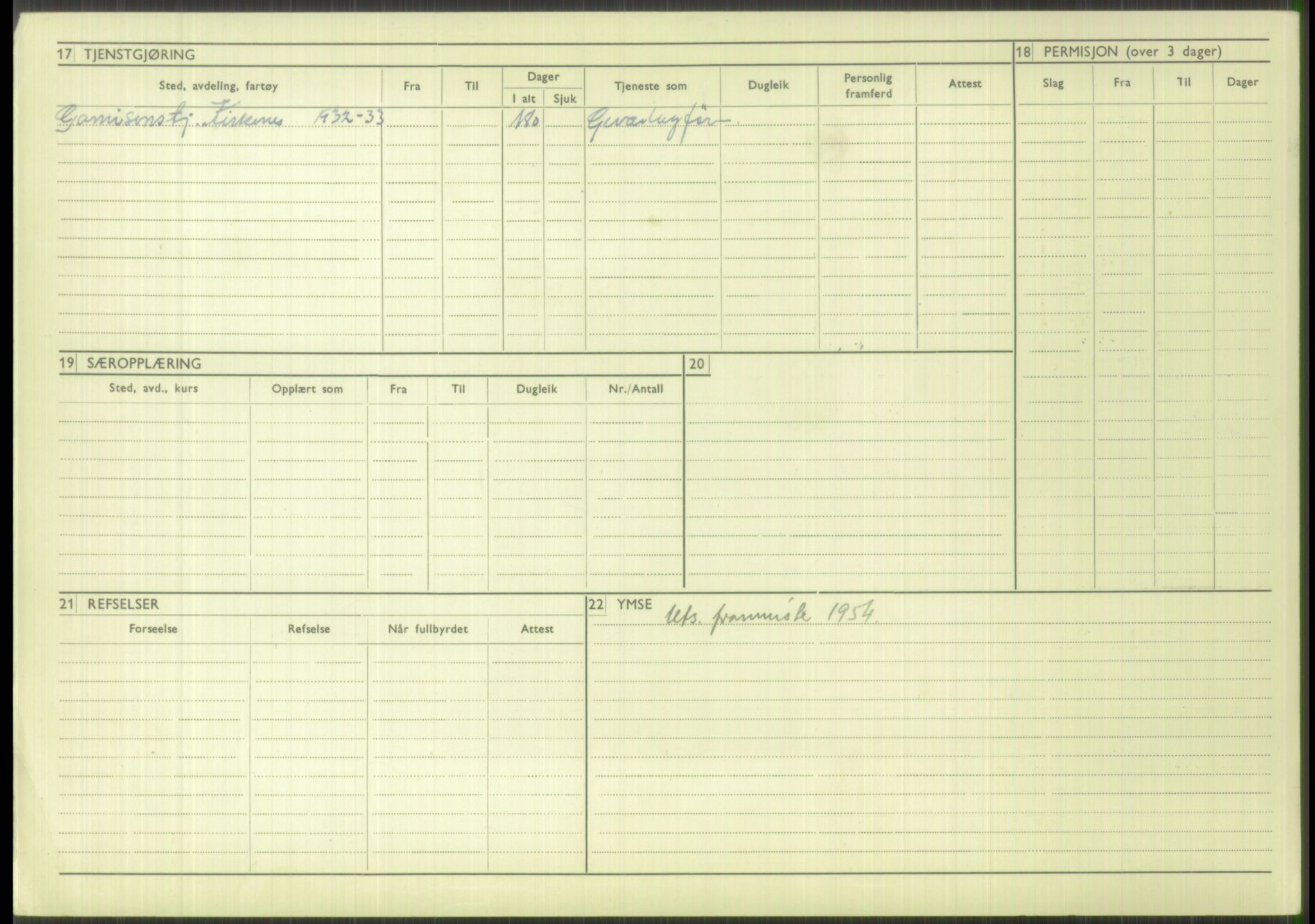 Forsvaret, Troms infanteriregiment nr. 16, AV/RA-RAFA-3146/P/Pa/L0016: Rulleblad for regimentets menige mannskaper, årsklasse 1932, 1932, p. 1640