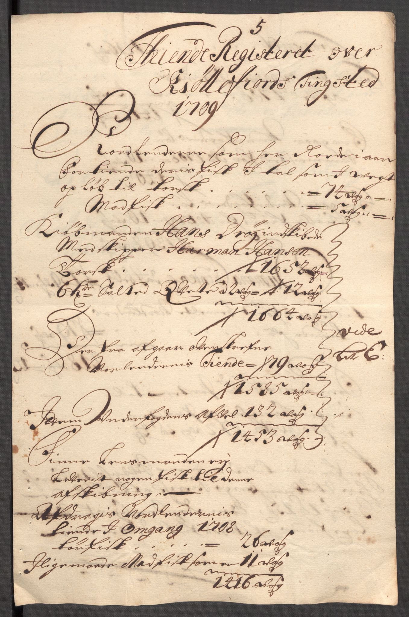 Rentekammeret inntil 1814, Reviderte regnskaper, Fogderegnskap, AV/RA-EA-4092/R69/L4855: Fogderegnskap Finnmark/Vardøhus, 1709-1712, p. 58