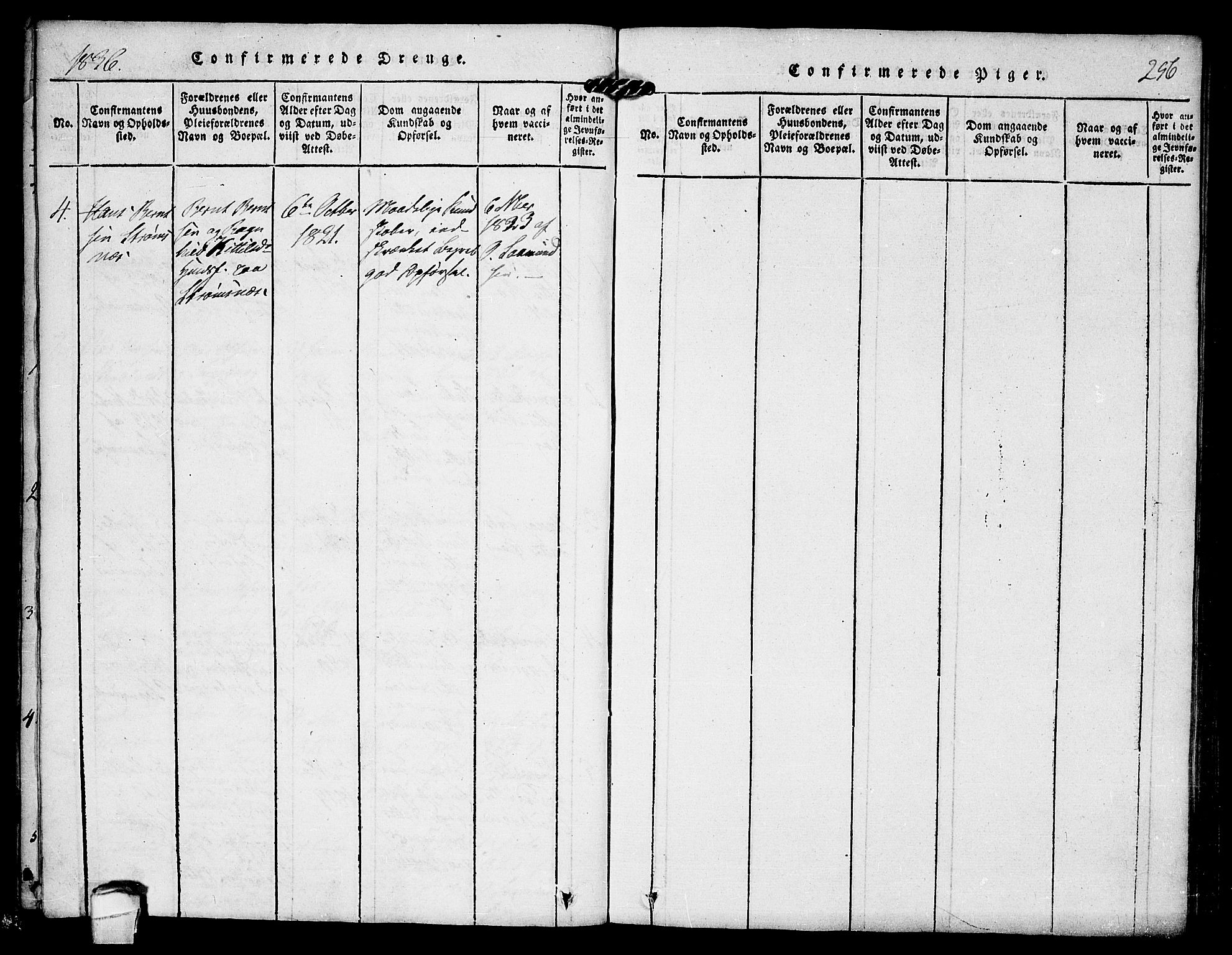 Kviteseid kirkebøker, SAKO/A-276/F/Fc/L0001: Parish register (official) no. III 1, 1815-1836, p. 256