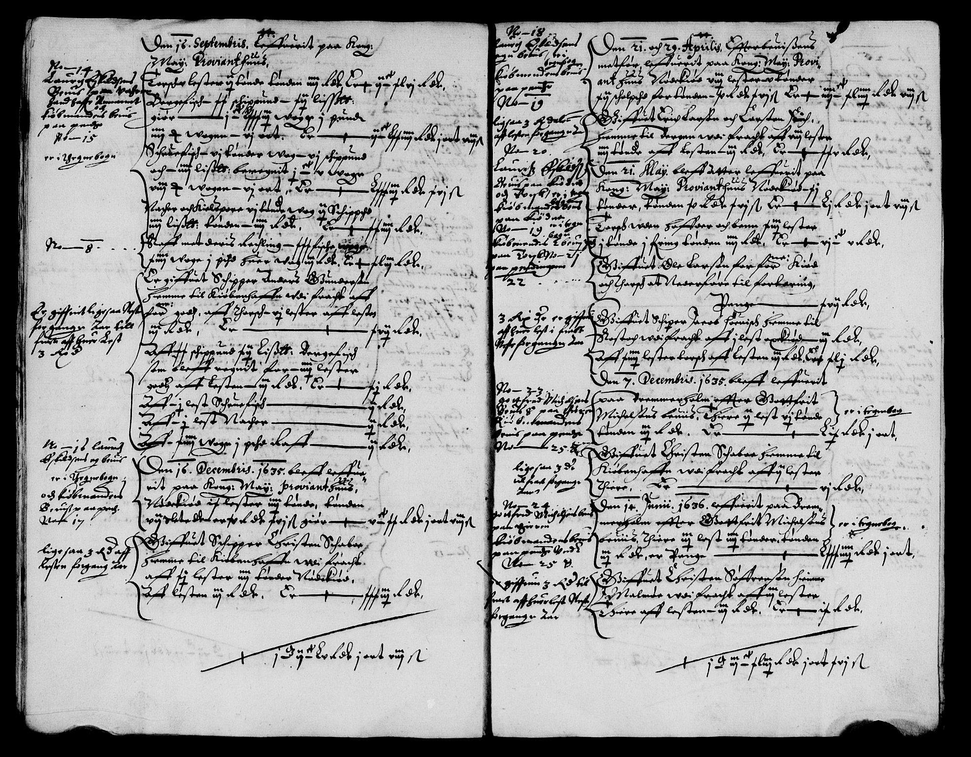 Rentekammeret inntil 1814, Reviderte regnskaper, Lensregnskaper, AV/RA-EA-5023/R/Rb/Rbt/L0069: Bergenhus len, 1634-1636