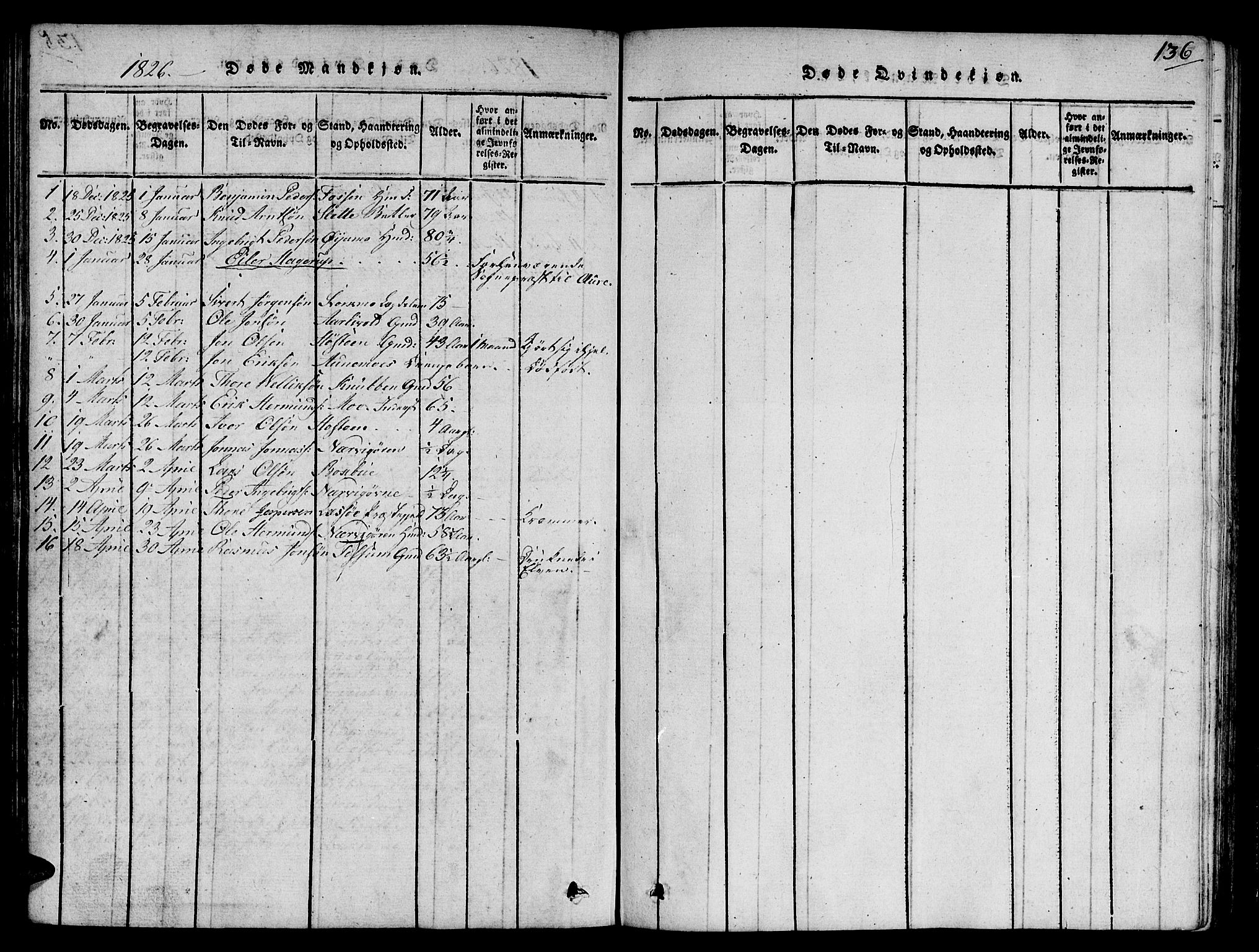Ministerialprotokoller, klokkerbøker og fødselsregistre - Sør-Trøndelag, SAT/A-1456/668/L0803: Parish register (official) no. 668A03, 1800-1826, p. 136