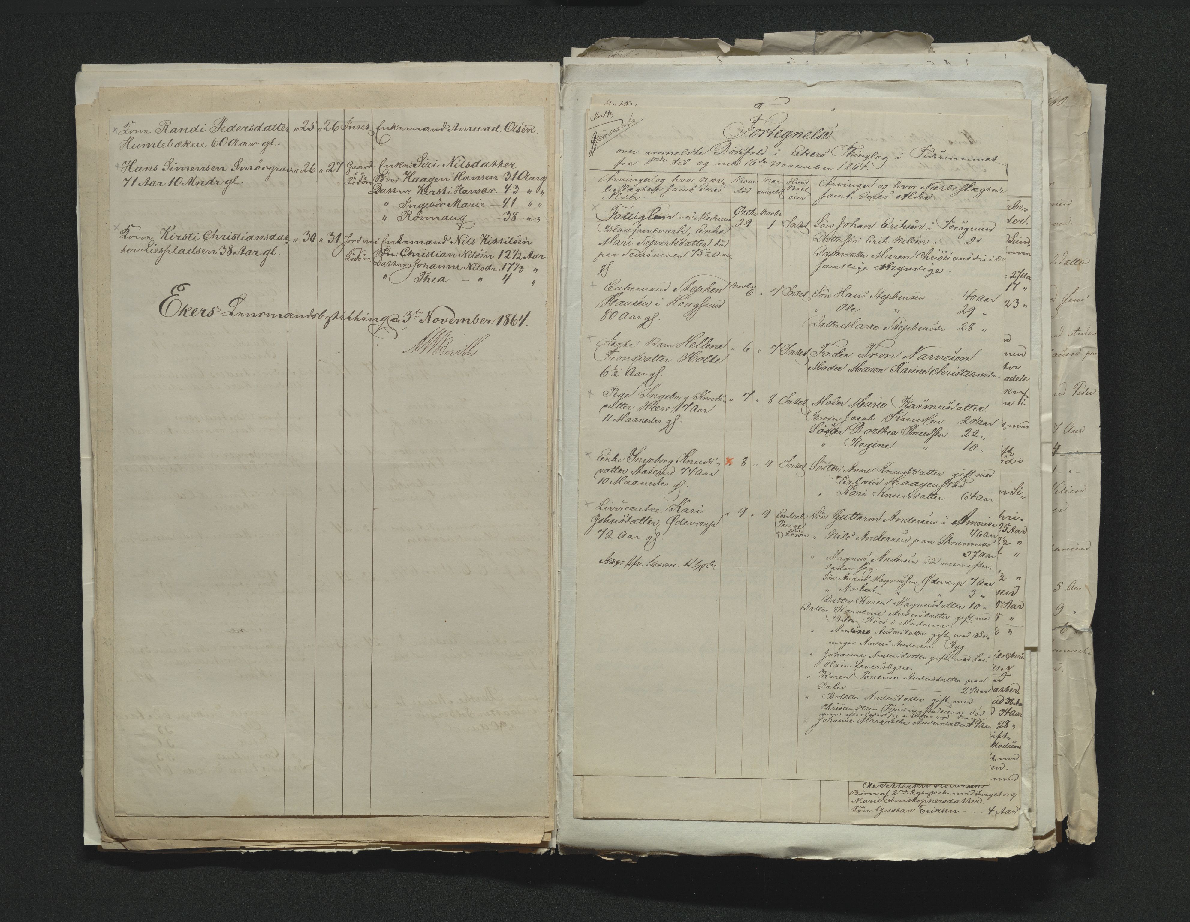 Eiker, Modum og Sigdal sorenskriveri, AV/SAKO-A-123/H/Ha/Hab/L0011: Dødsfallsmeldinger, 1862-1865, p. 385