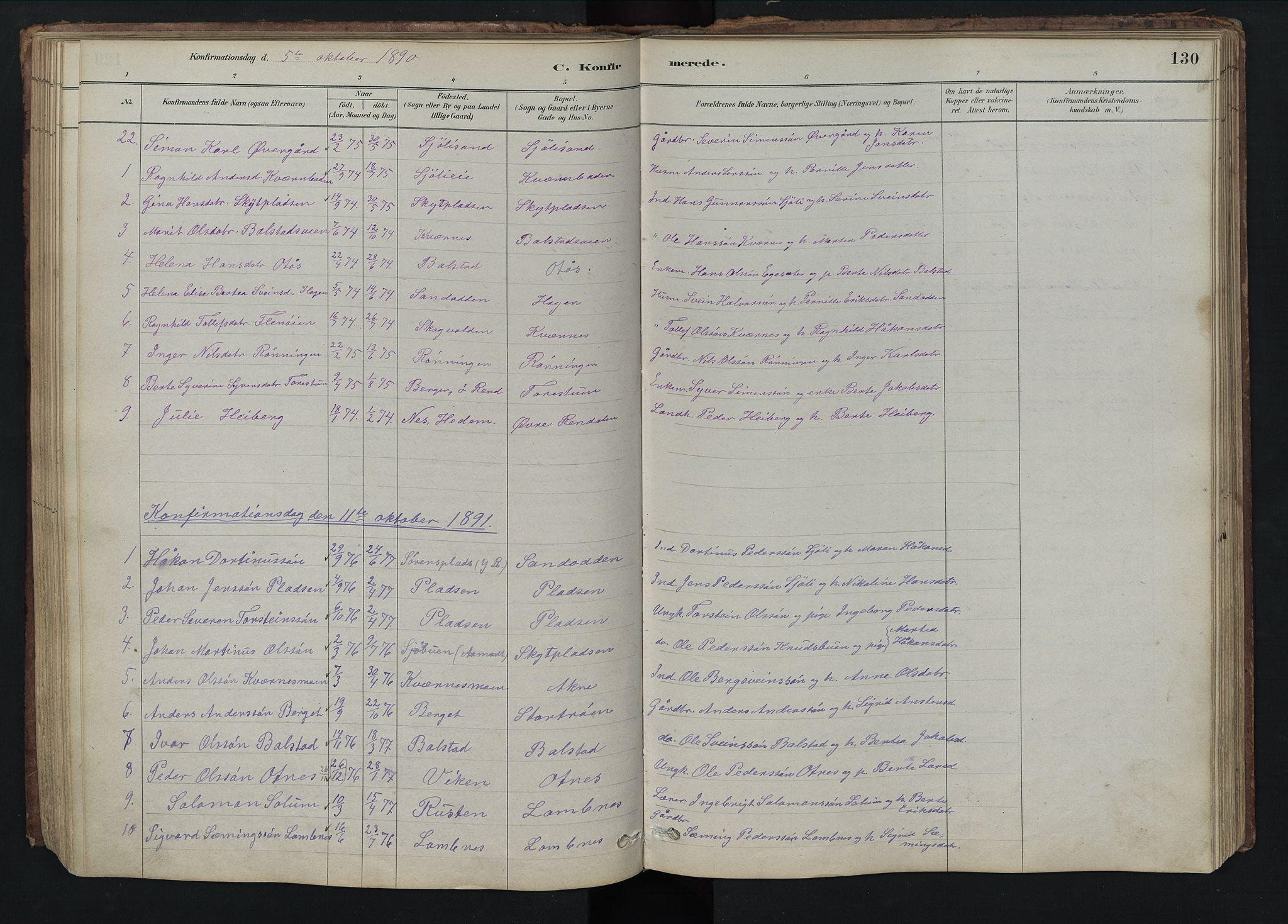 Rendalen prestekontor, SAH/PREST-054/H/Ha/Hab/L0009: Parish register (copy) no. 9, 1879-1902, p. 130