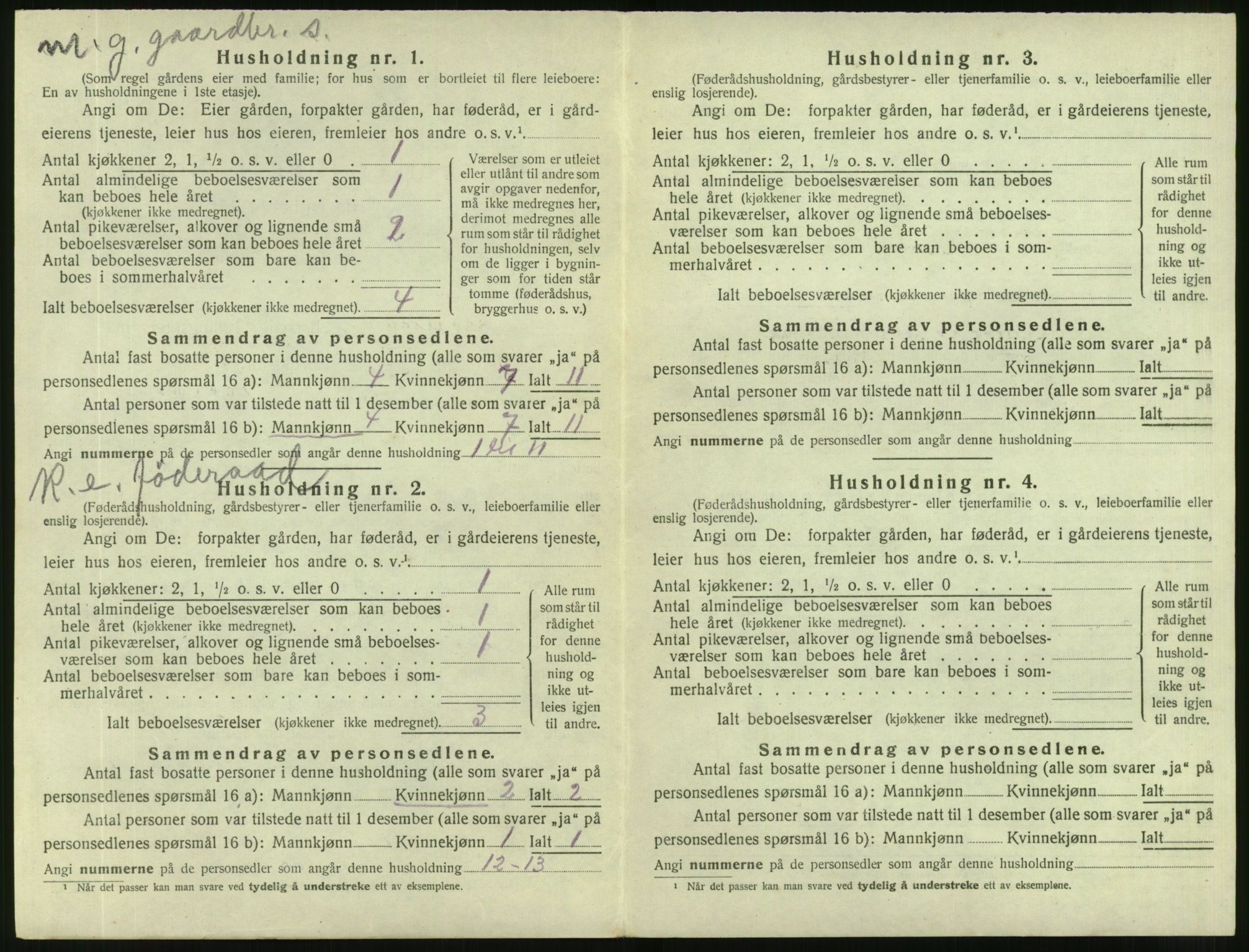 SAT, 1920 census for Vanylven, 1920, p. 570