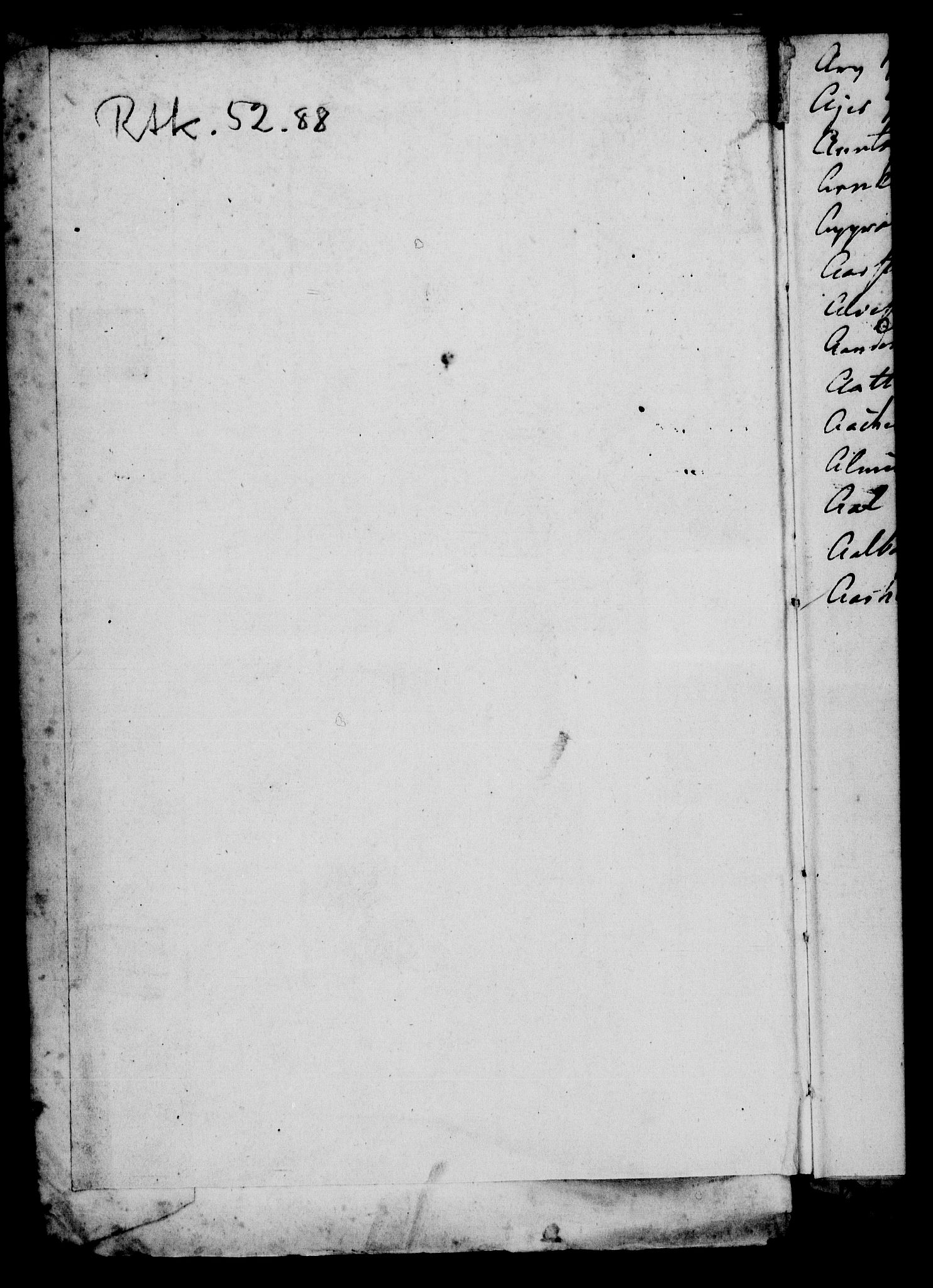Rentekammeret, Kammerkanselliet, RA/EA-3111/G/Gf/Gfa/L0088: Norsk relasjons- og resolusjonsprotokoll (merket RK 52.88), 1806, p. 2