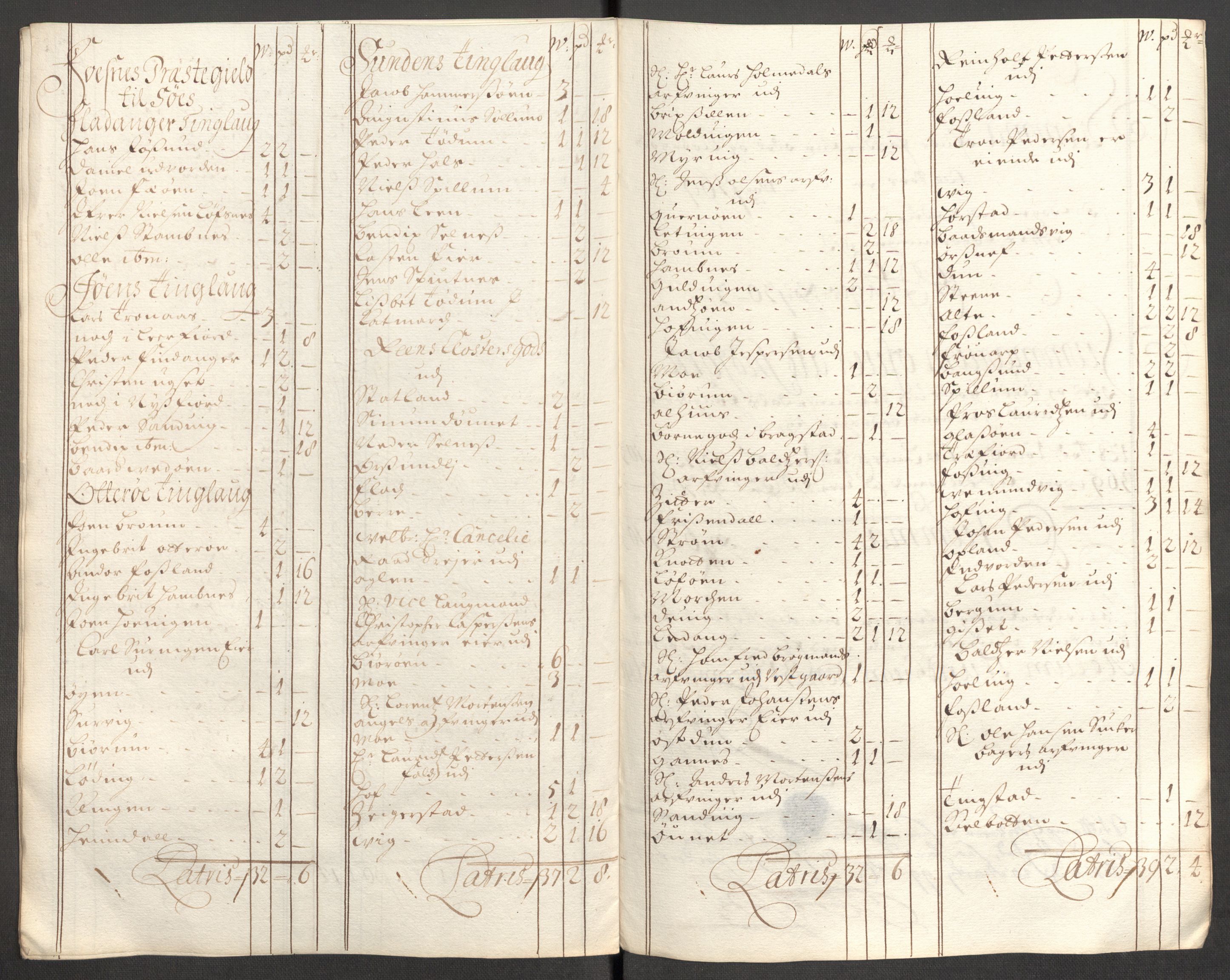 Rentekammeret inntil 1814, Reviderte regnskaper, Fogderegnskap, AV/RA-EA-4092/R64/L4425: Fogderegnskap Namdal, 1696-1698, p. 415