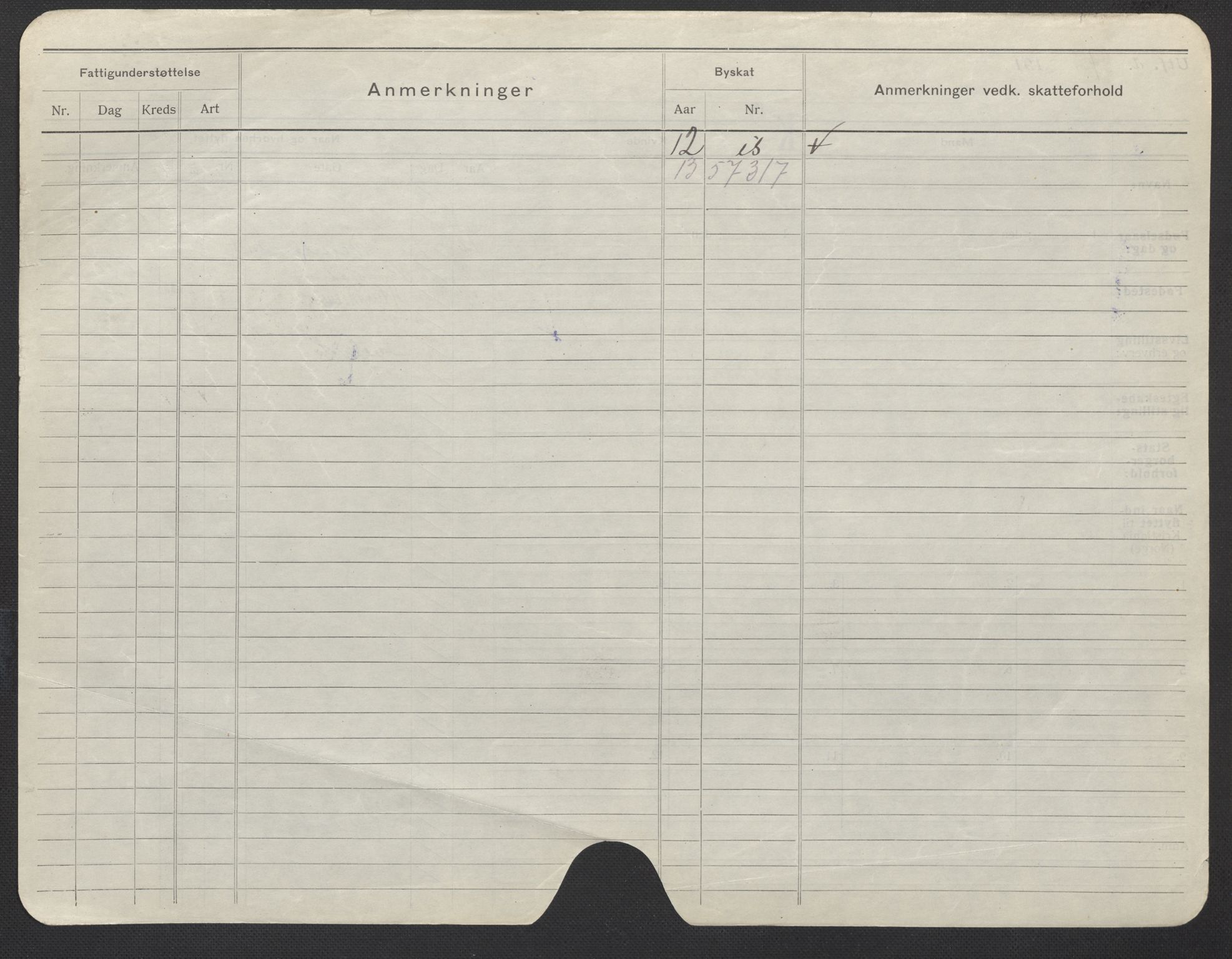 Oslo folkeregister, Registerkort, AV/SAO-A-11715/F/Fa/Fac/L0019: Kvinner, 1906-1914, p. 1027b