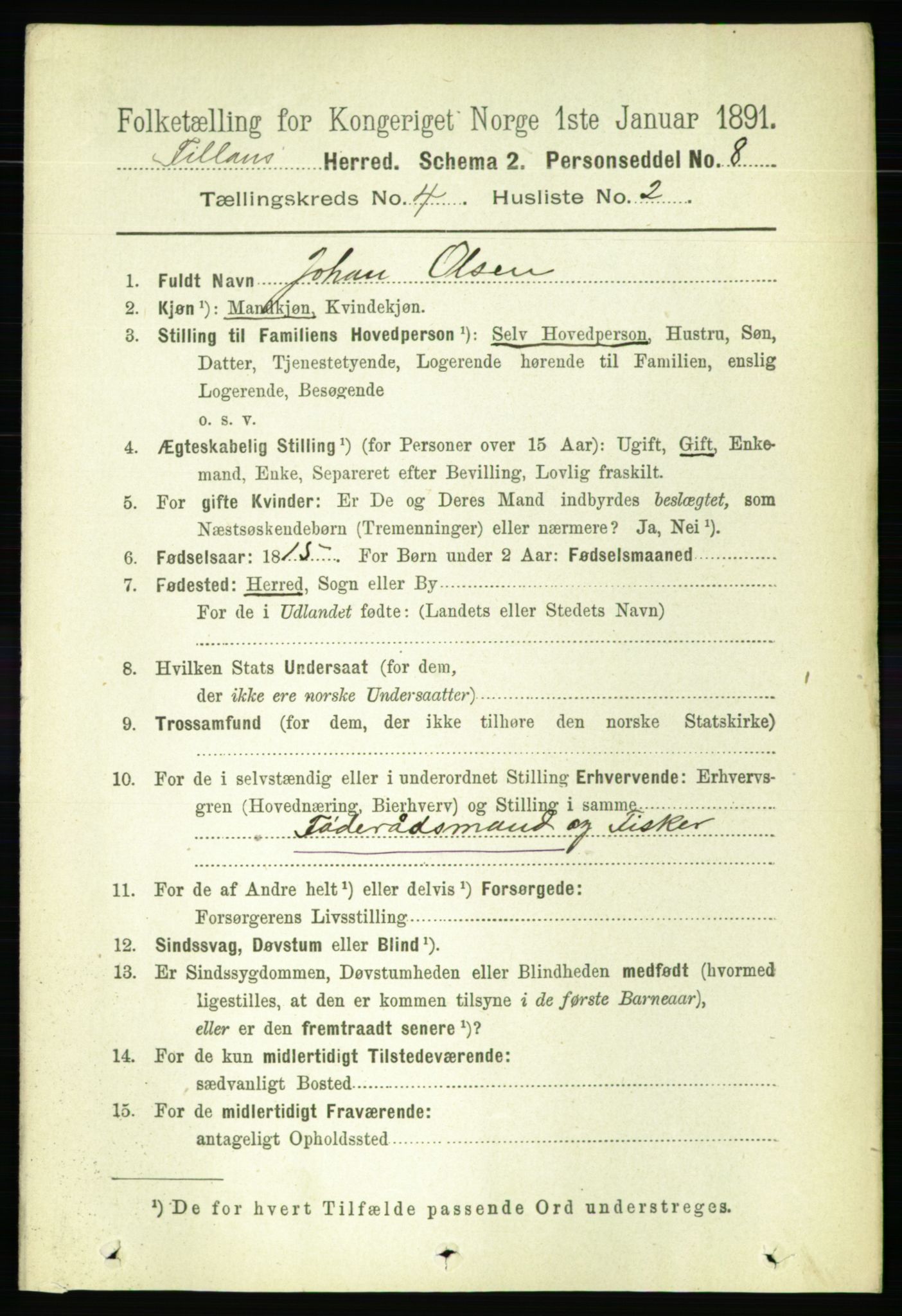 RA, 1891 census for 1616 Fillan, 1891, p. 679