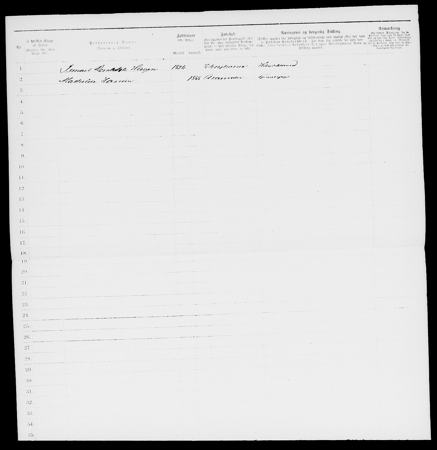 SAKO, 1885 census for 0602 Drammen, 1885, p. 2195