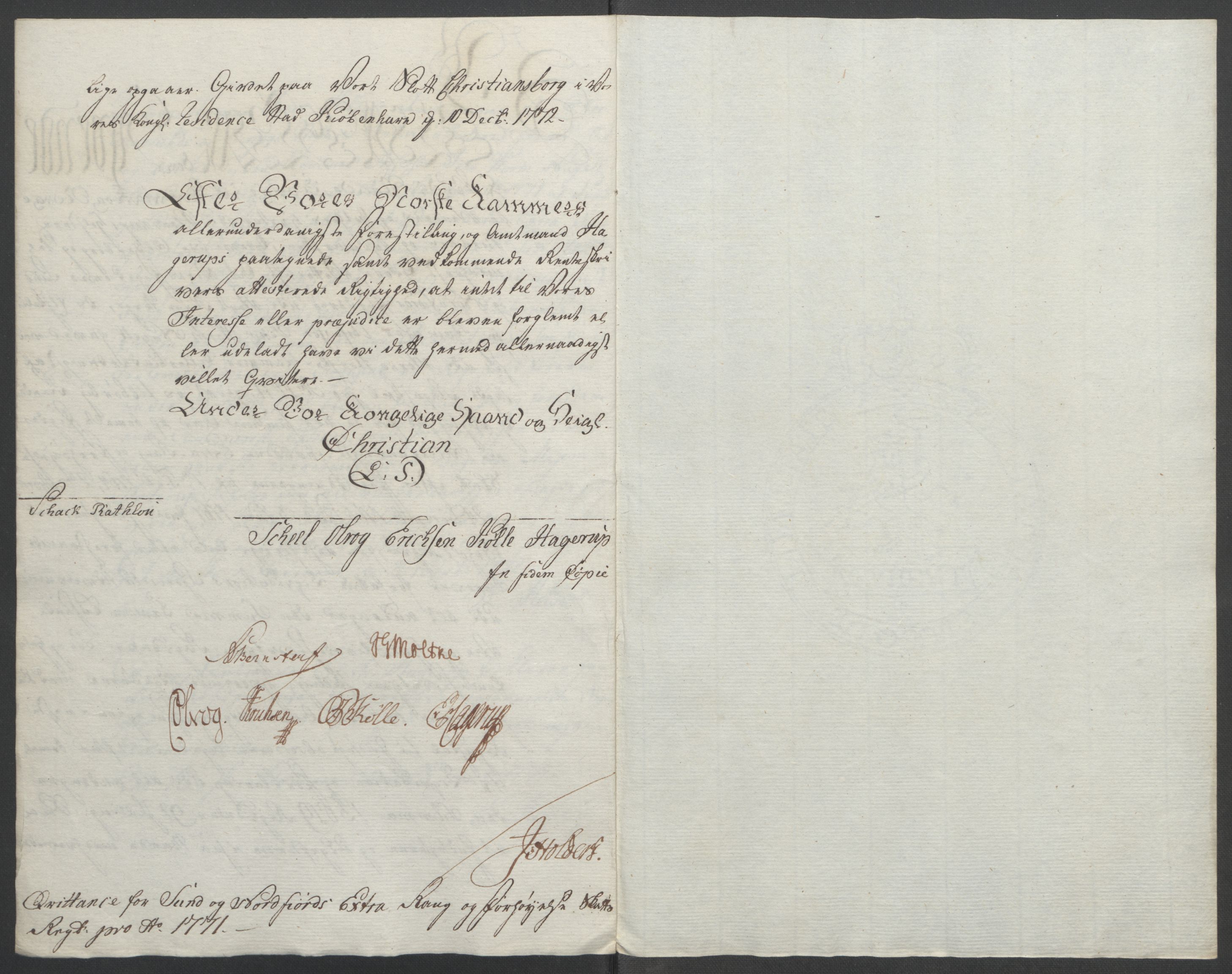 Rentekammeret inntil 1814, Reviderte regnskaper, Fogderegnskap, RA/EA-4092/R53/L3550: Ekstraskatten Sunn- og Nordfjord, 1762-1771, p. 340