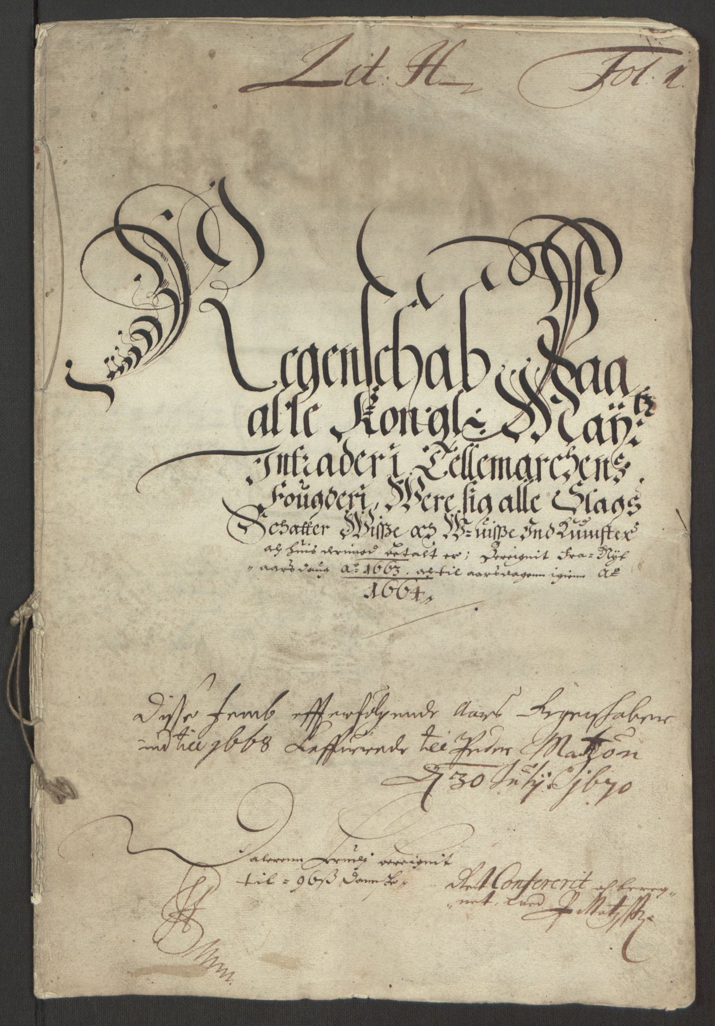 Rentekammeret inntil 1814, Reviderte regnskaper, Fogderegnskap, RA/EA-4092/R35/L2054: Fogderegnskap Øvre og Nedre Telemark, 1662-1663, p. 253