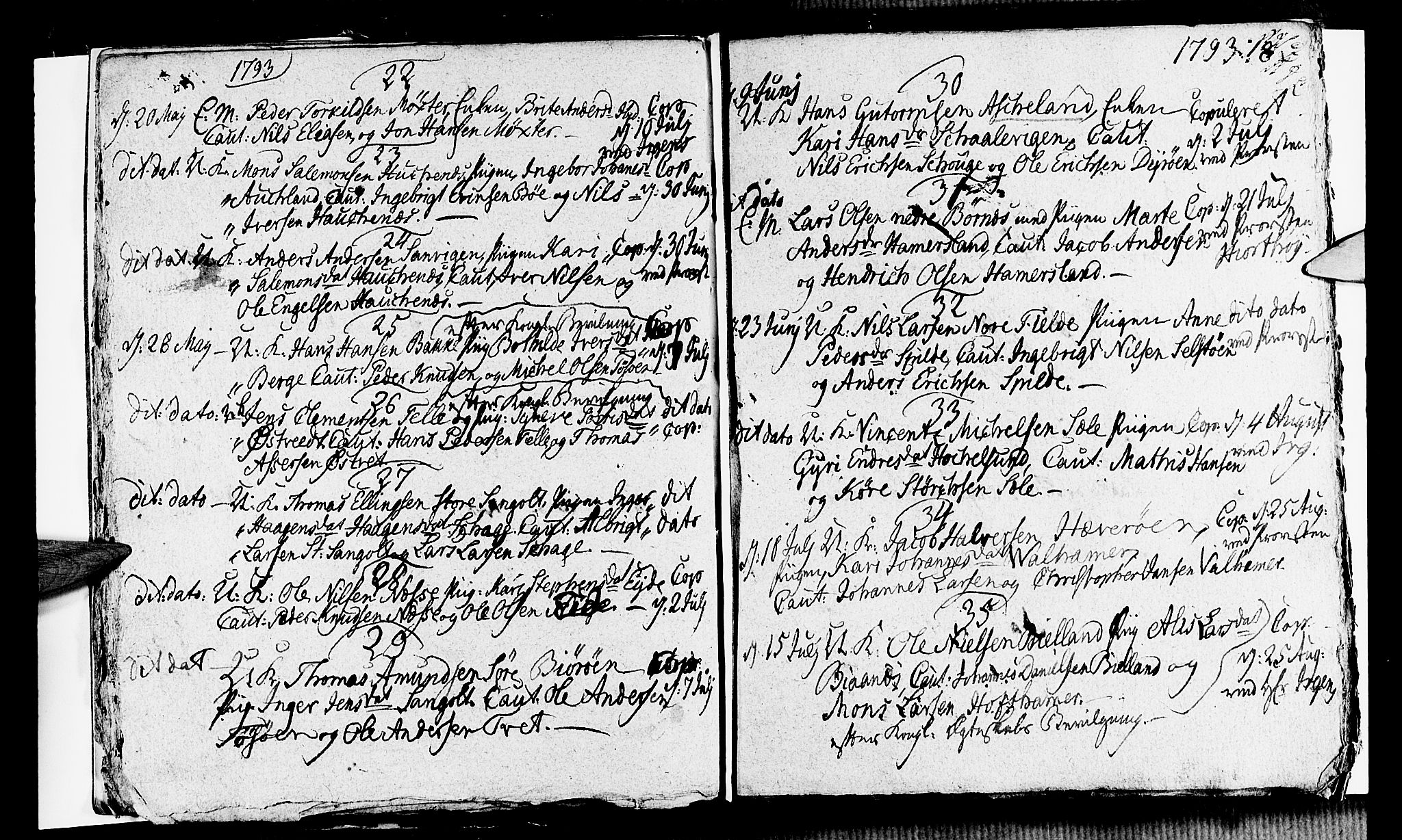 Sund sokneprestembete, SAB/A-99930: Parish register (official) no. A 8, 1788-1815, p. 18