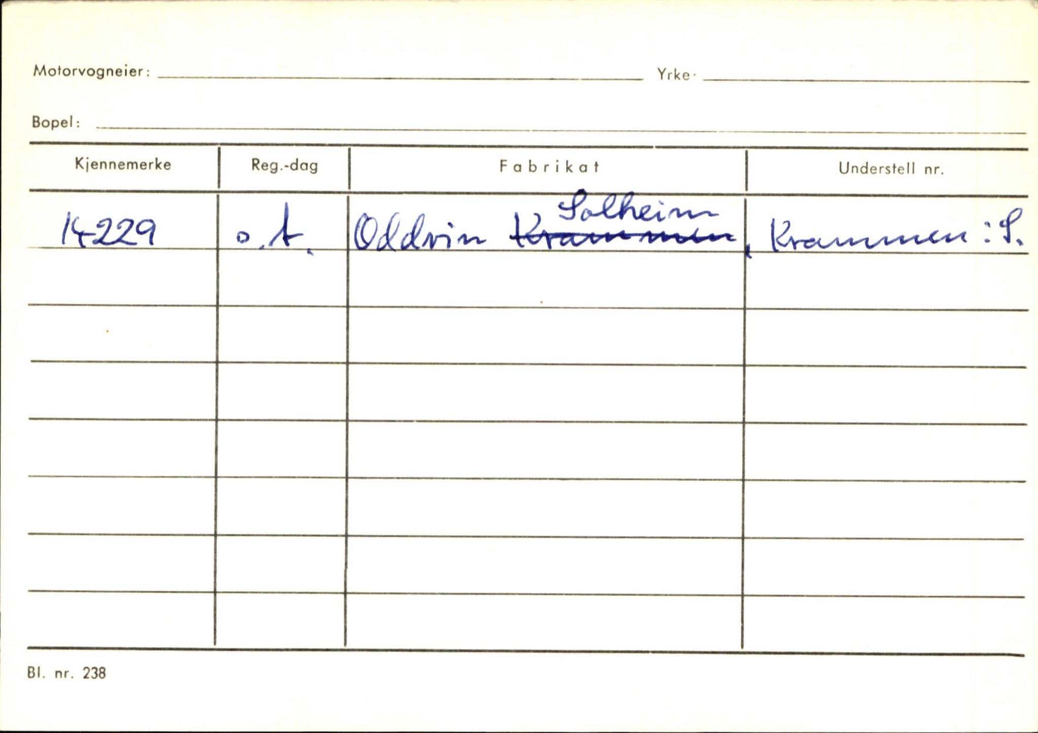 Statens vegvesen, Sogn og Fjordane vegkontor, SAB/A-5301/4/F/L0125: Eigarregister Sogndal V-Å. Aurland A-Å. Fjaler A-N, 1945-1975, p. 607