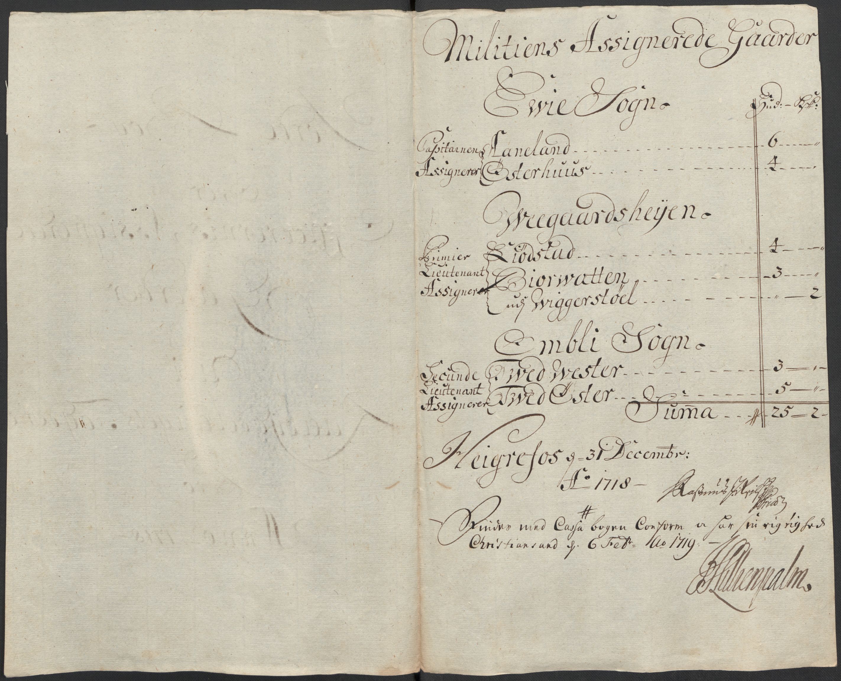 Rentekammeret inntil 1814, Reviderte regnskaper, Fogderegnskap, AV/RA-EA-4092/R40/L2453: Fogderegnskap Råbyggelag, 1718-1719, p. 109