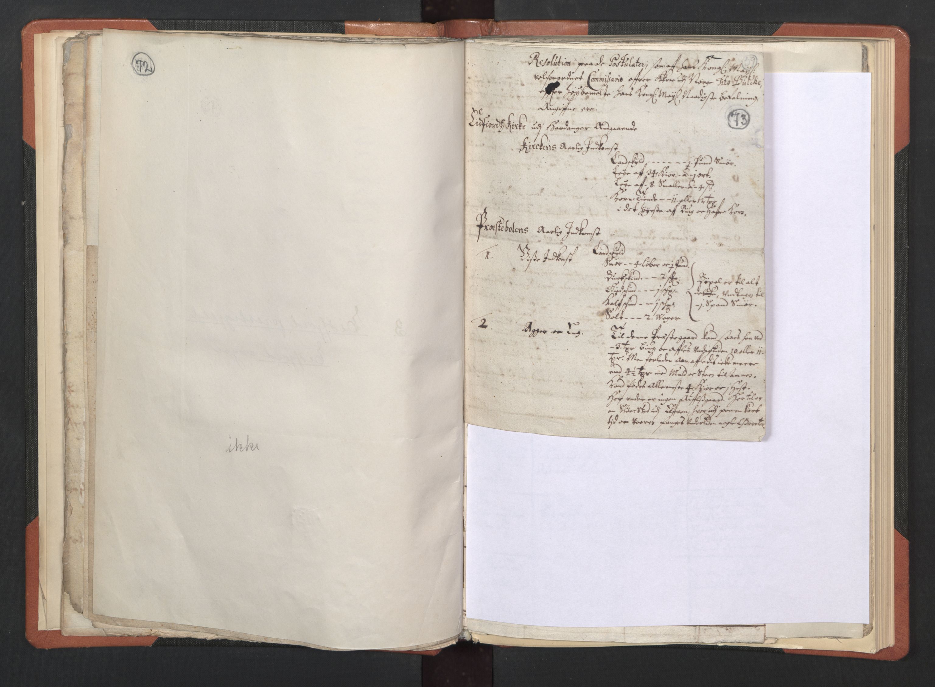 RA, Vicar's Census 1664-1666, no. 21: Hardanger deanery, 1664-1666, p. 72-73