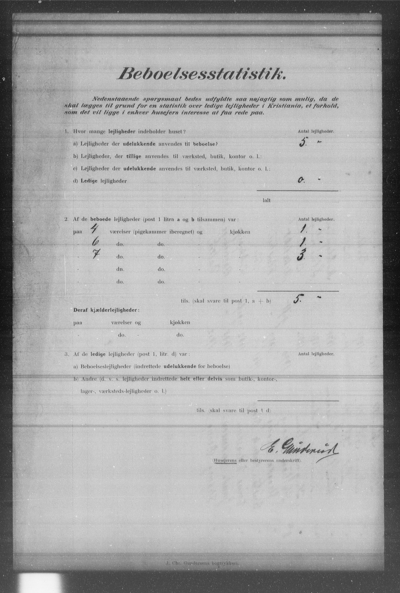 OBA, Municipal Census 1902 for Kristiania, 1902, p. 18452