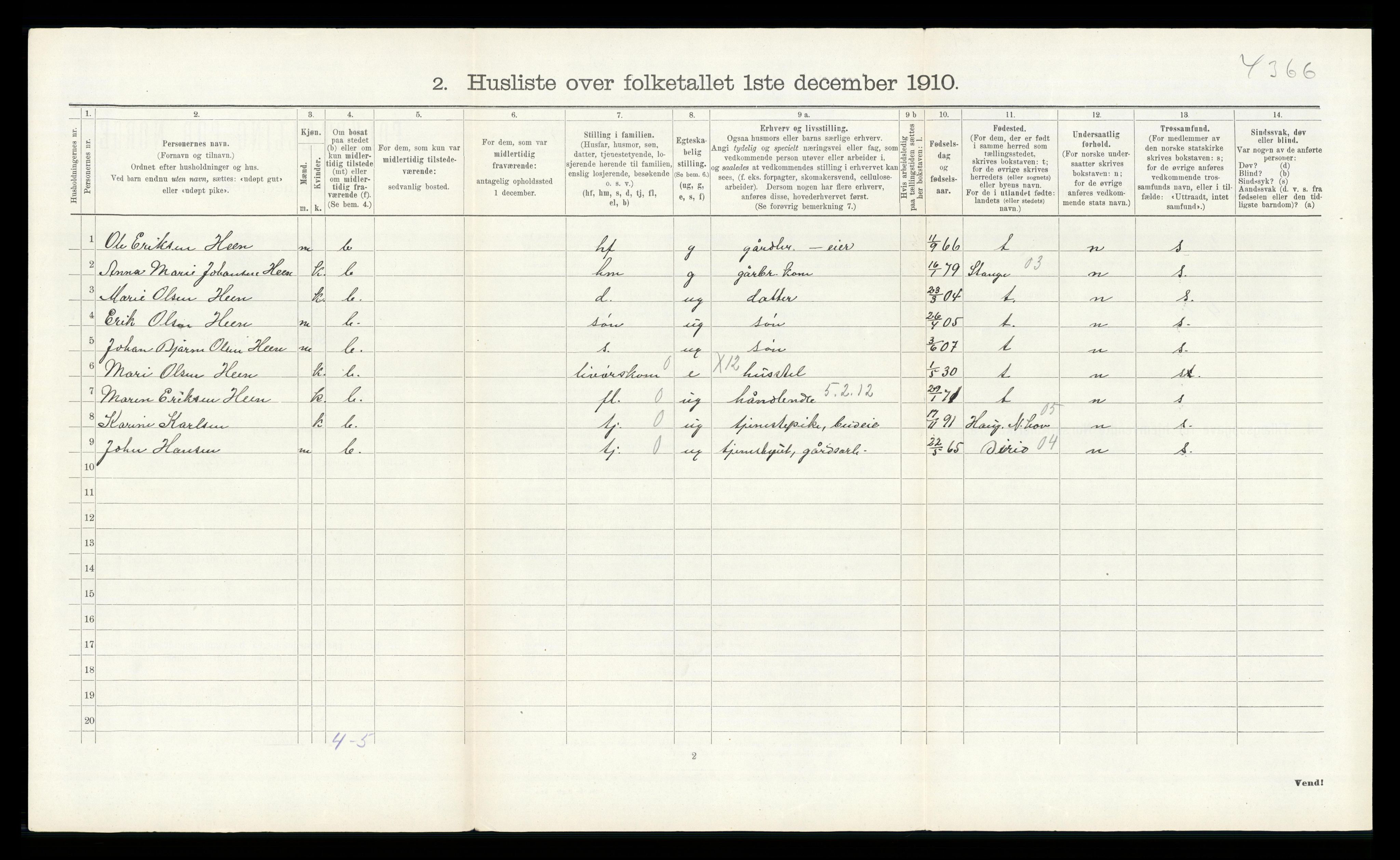 RA, 1910 census for Ådal, 1910, p. 176