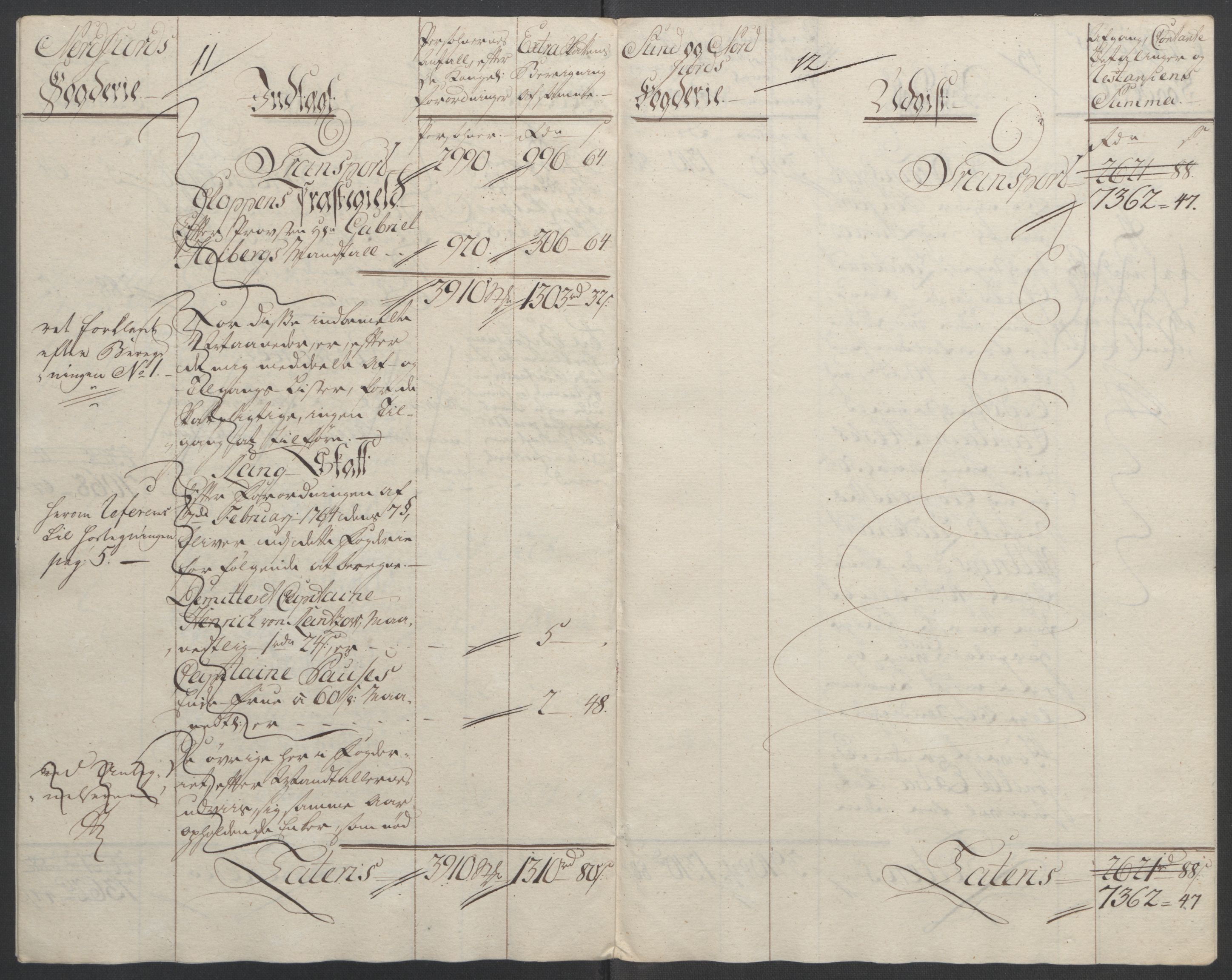 Rentekammeret inntil 1814, Reviderte regnskaper, Fogderegnskap, AV/RA-EA-4092/R53/L3550: Ekstraskatten Sunn- og Nordfjord, 1762-1771, p. 124