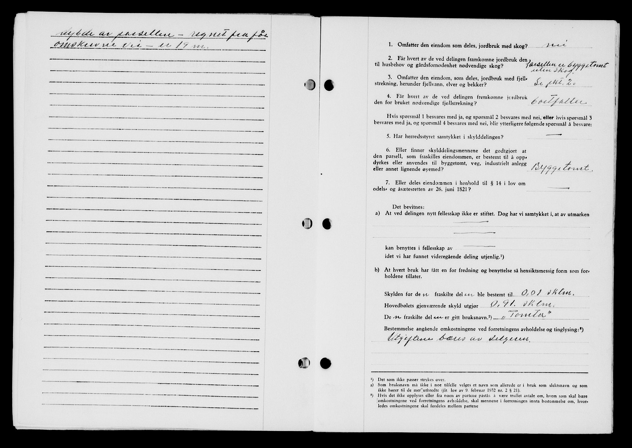 Lyngdal sorenskriveri, AV/SAK-1221-0004/G/Gb/L0667: Mortgage book no. A XIII, 1951-1952, Diary no: : 443/1952