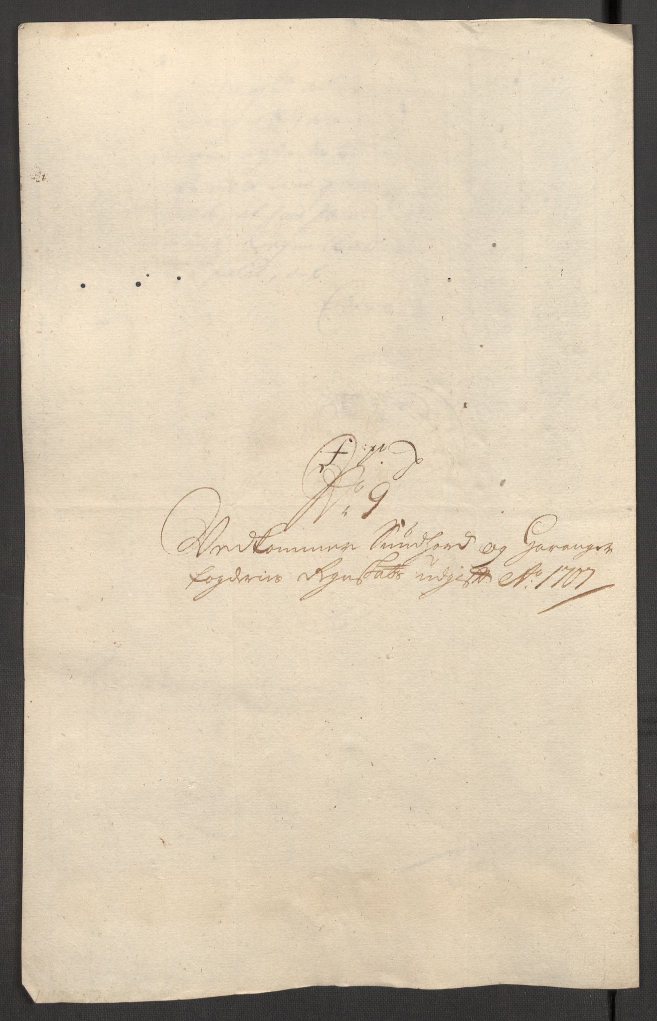 Rentekammeret inntil 1814, Reviderte regnskaper, Fogderegnskap, AV/RA-EA-4092/R48/L2984: Fogderegnskap Sunnhordland og Hardanger, 1706-1707, p. 466