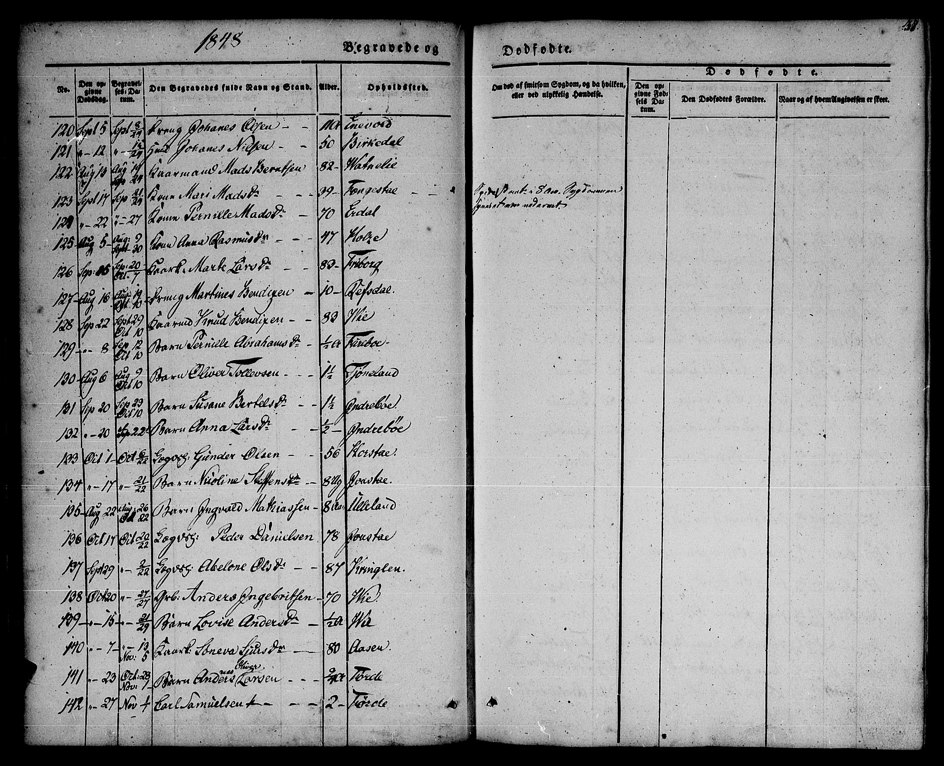 Førde sokneprestembete, SAB/A-79901/H/Haa/Haaa/L0008: Parish register (official) no. A 8, 1843-1860, p. 38