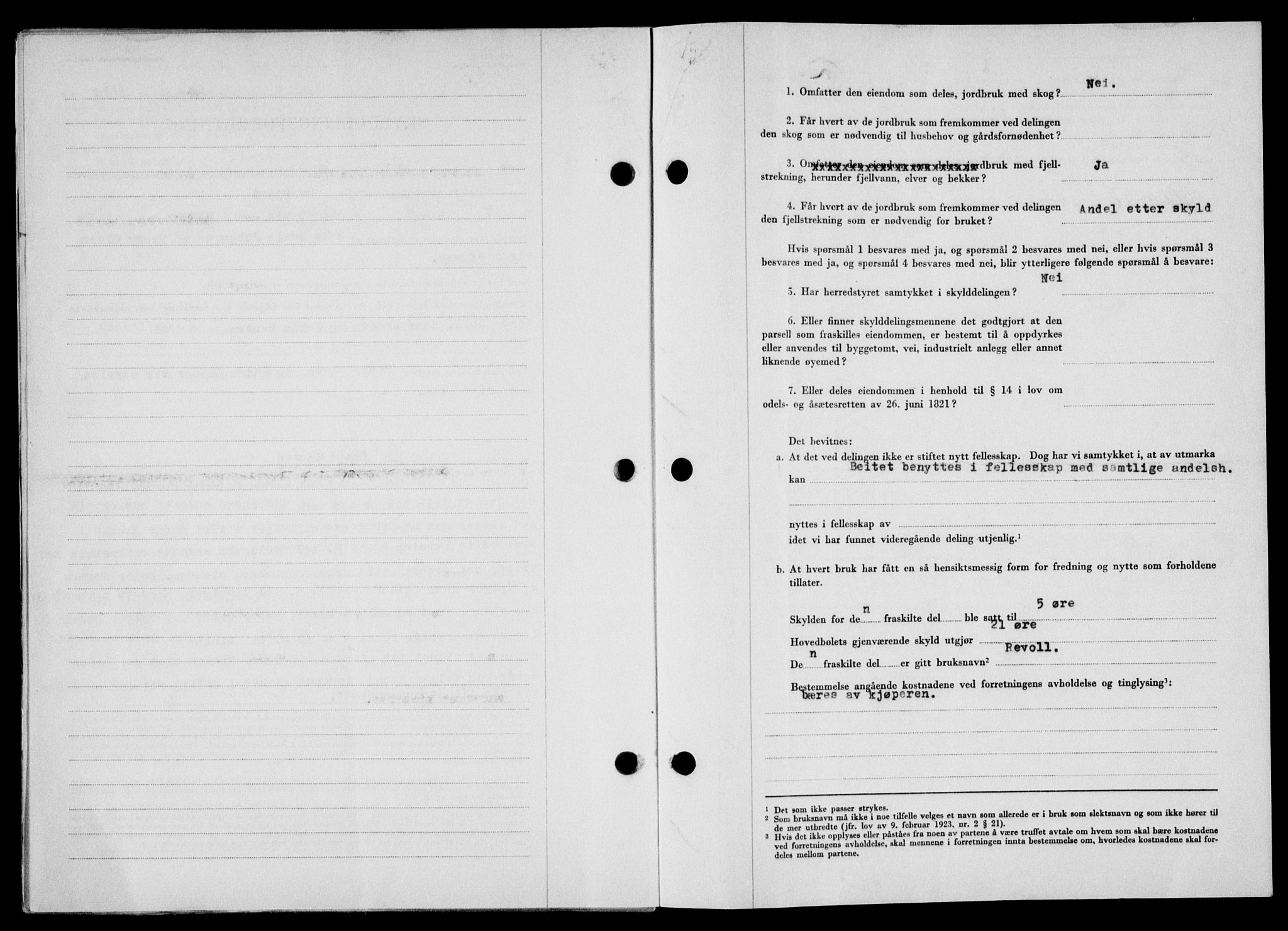 Lofoten sorenskriveri, SAT/A-0017/1/2/2C/L0024a: Mortgage book no. 24a, 1950-1950, Diary no: : 3132/1950