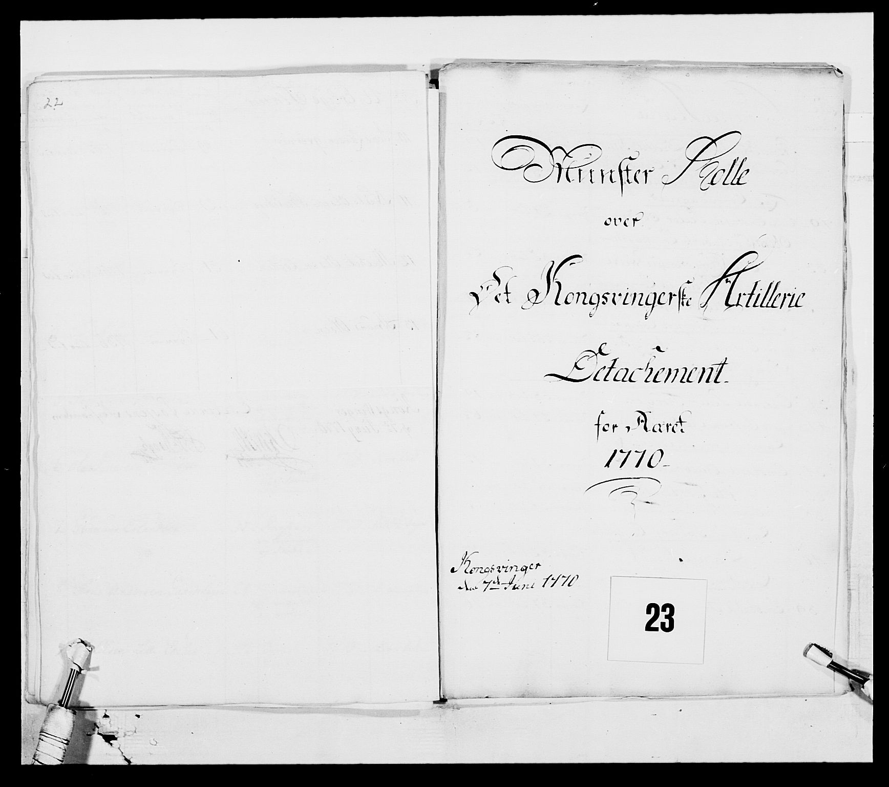 Generalitets- og kommissariatskollegiet, Det kongelige norske kommissariatskollegium, AV/RA-EA-5420/E/Eh/L0001a: Norske festninger, 1769-1809, p. 169