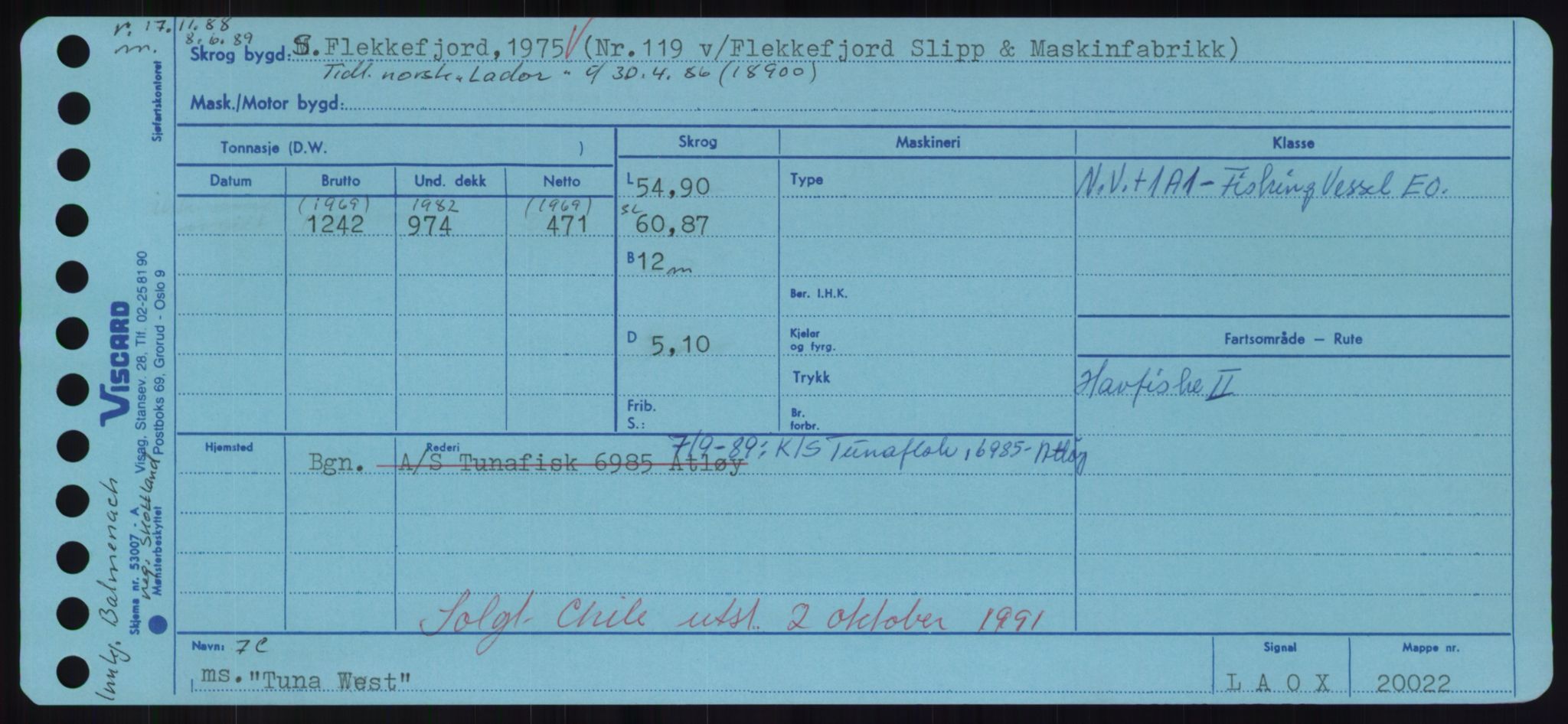 Sjøfartsdirektoratet med forløpere, Skipsmålingen, RA/S-1627/H/Hd/L0039: Fartøy, Ti-Tø, p. 799