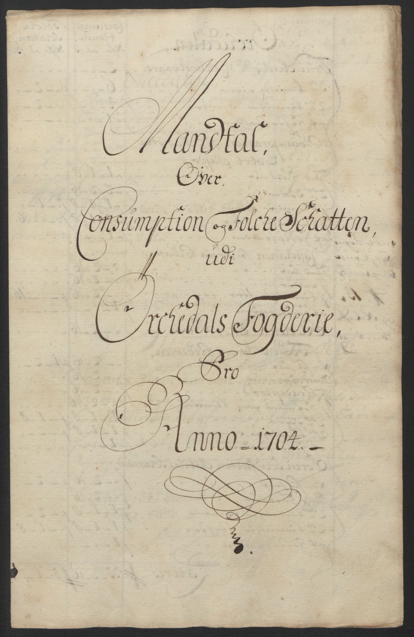 Rentekammeret inntil 1814, Reviderte regnskaper, Fogderegnskap, RA/EA-4092/R60/L3954: Fogderegnskap Orkdal og Gauldal, 1704, p. 172