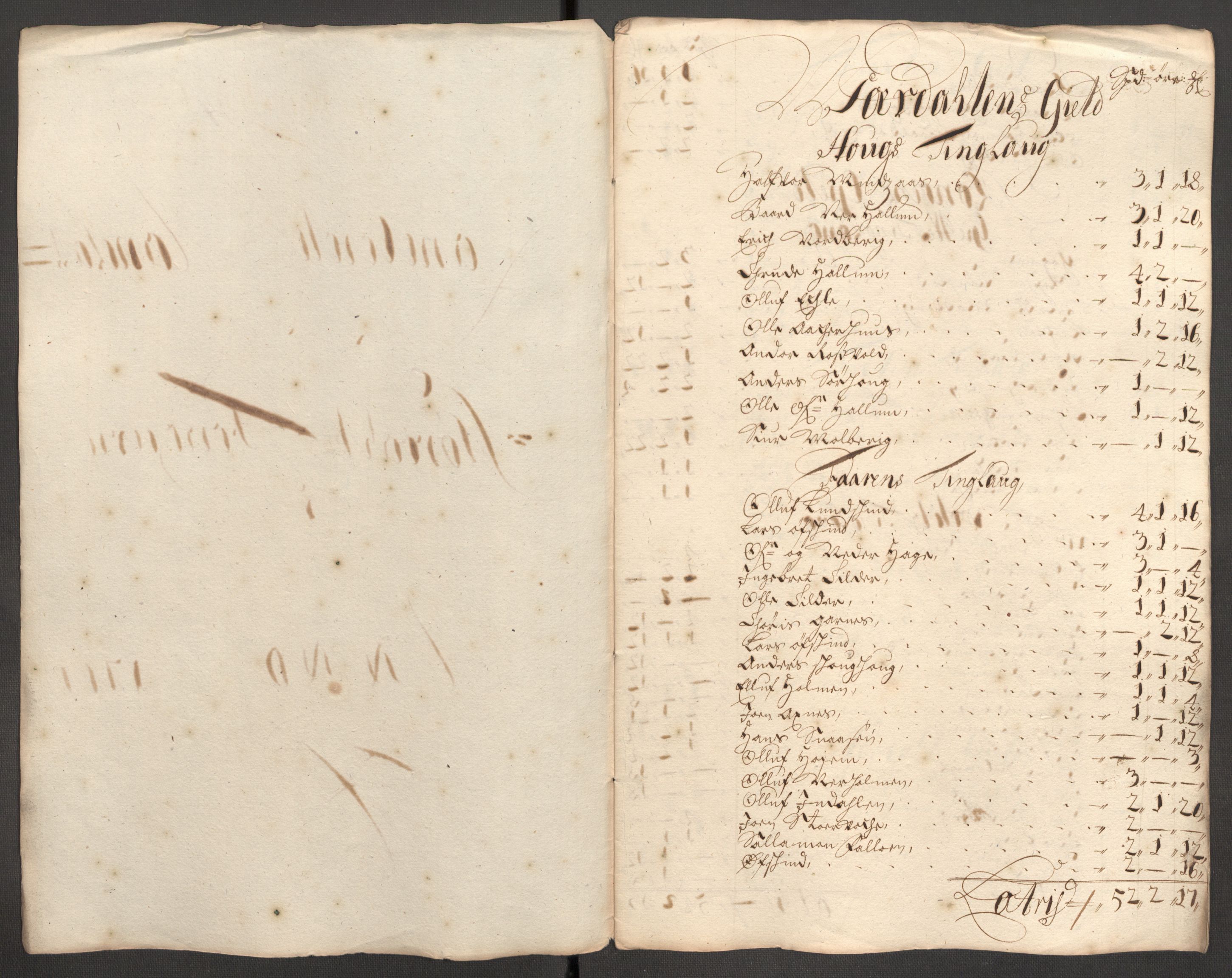 Rentekammeret inntil 1814, Reviderte regnskaper, Fogderegnskap, RA/EA-4092/R62/L4192: Fogderegnskap Stjørdal og Verdal, 1700, p. 139
