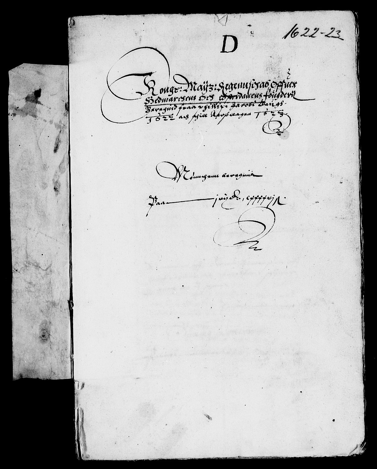 Rentekammeret inntil 1814, Reviderte regnskaper, Lensregnskaper, RA/EA-5023/R/Rb/Rba/L0061: Akershus len, 1622-1623