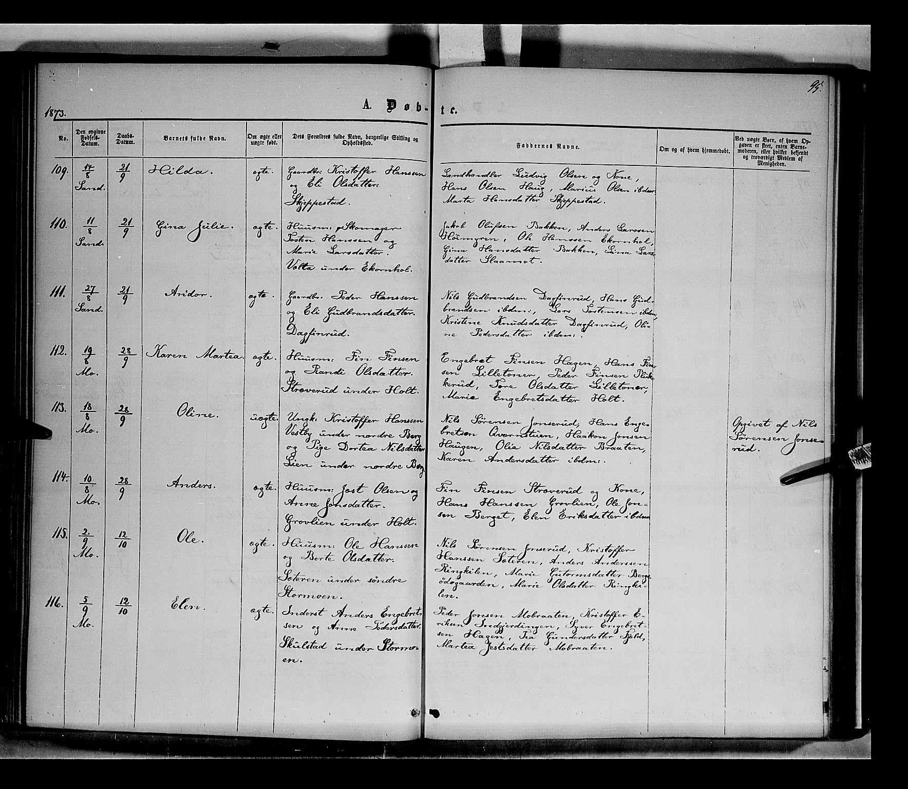 Nord-Odal prestekontor, AV/SAH-PREST-032/H/Ha/Haa/L0004: Parish register (official) no. 4, 1866-1873, p. 95