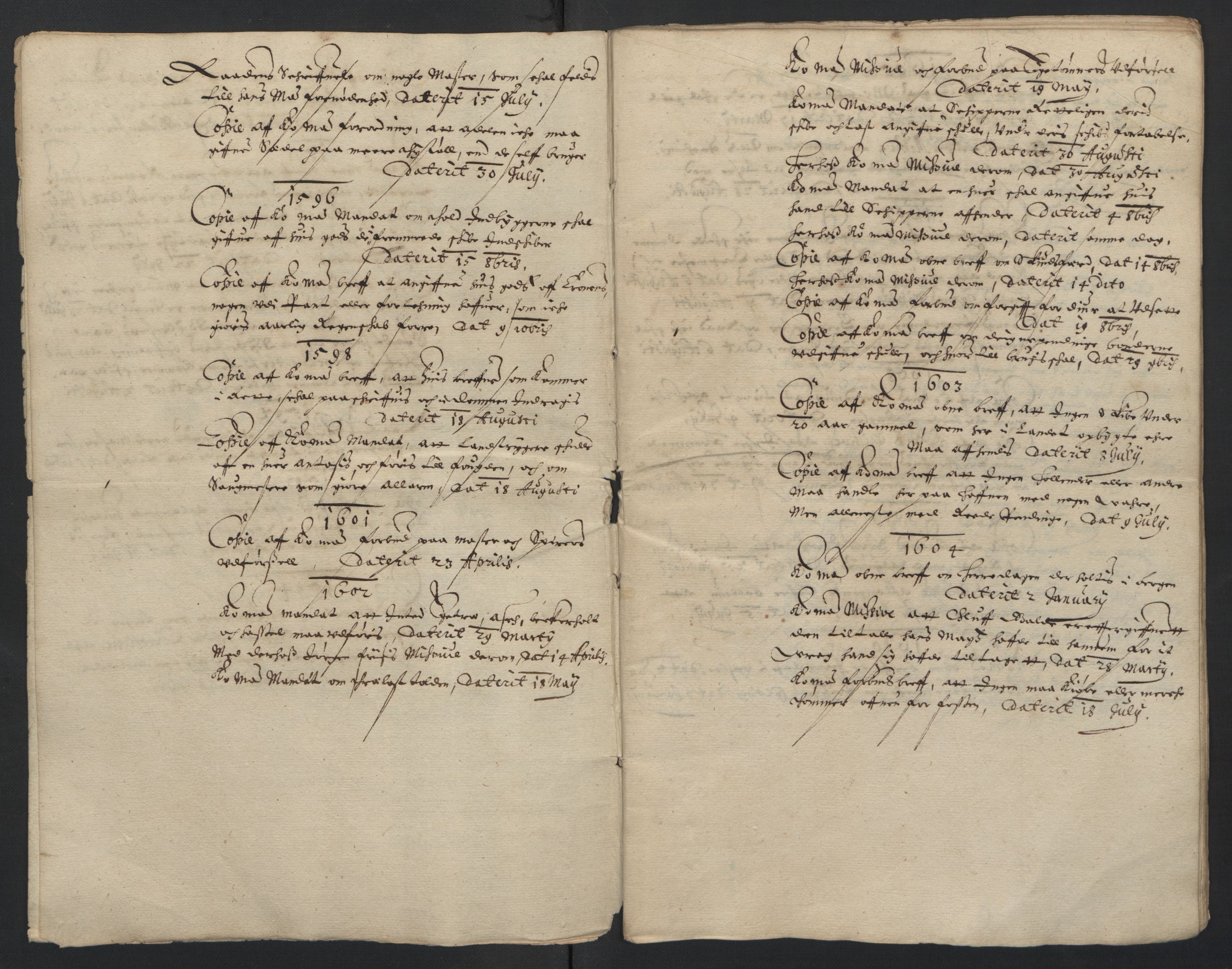 Rentekammeret inntil 1814, Reviderte regnskaper, Lensregnskaper, AV/RA-EA-5023/R/Rc/L0001: Lensregnskaper Bratsberg len, 1640-1655