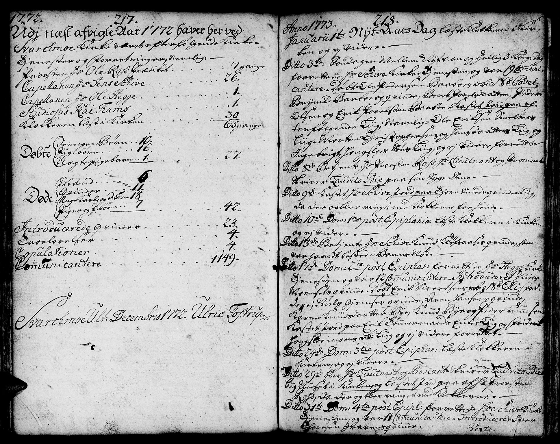 Ministerialprotokoller, klokkerbøker og fødselsregistre - Sør-Trøndelag, SAT/A-1456/671/L0840: Parish register (official) no. 671A02, 1756-1794, p. 217-218
