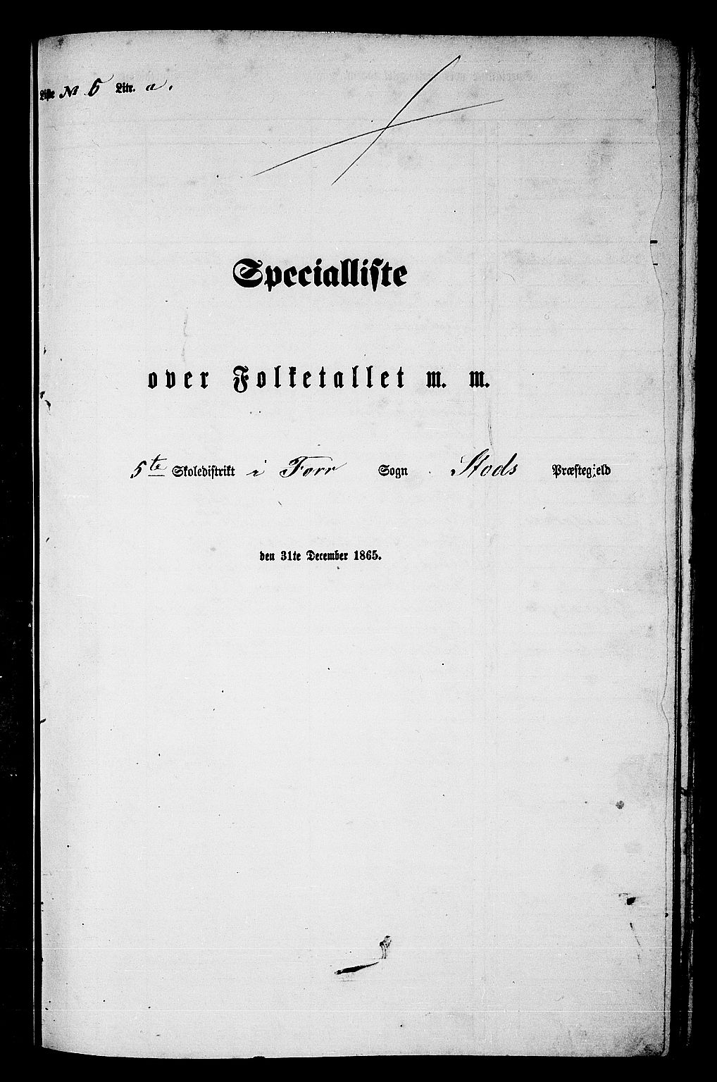 RA, 1865 census for Stod, 1865, p. 84