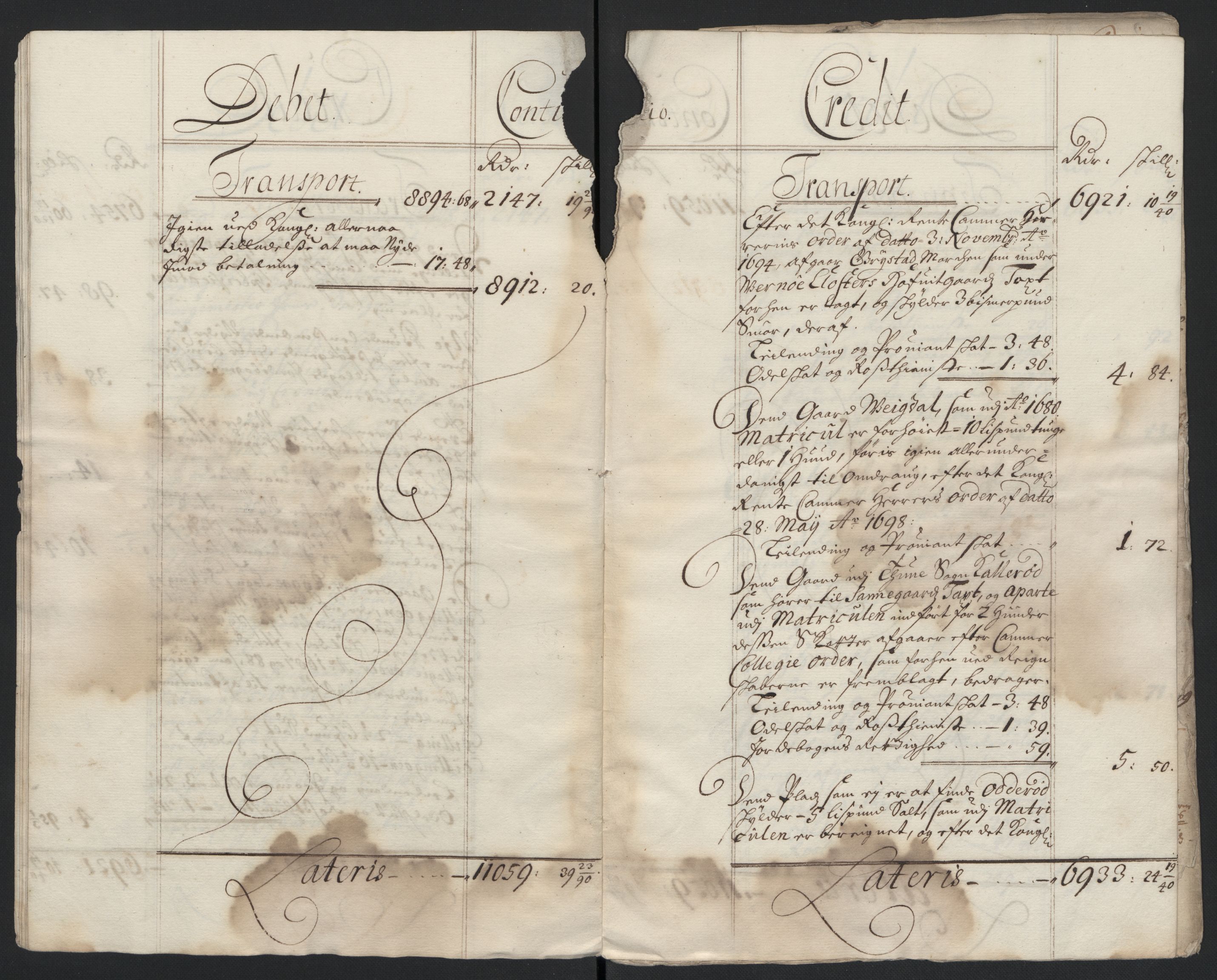 Rentekammeret inntil 1814, Reviderte regnskaper, Fogderegnskap, AV/RA-EA-4092/R04/L0135: Fogderegnskap Moss, Onsøy, Tune, Veme og Åbygge, 1709-1710, p. 9