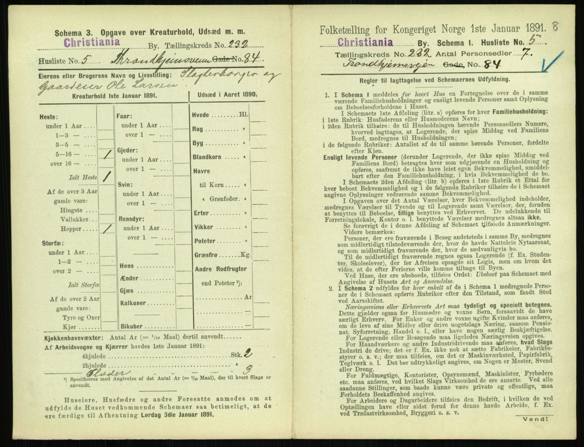 RA, 1891 census for 0301 Kristiania, 1891, p. 142833